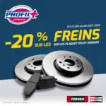 Profil Plus Du 23 juin au 30 août 2025, profitez de -20% sur les plaquettes et les disques chez Profil Plus* ! - au 30.08.2025