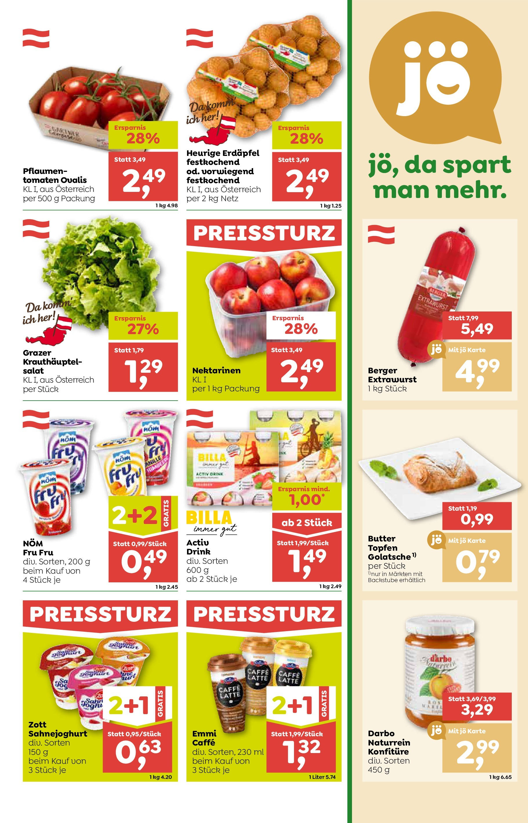 ADEG Hohenberg, Prottes, Ritzing von 26.06.2025 - Aktuelle Angebote | Seite: 5 | Produkte: Salat, Butter, Tomaten