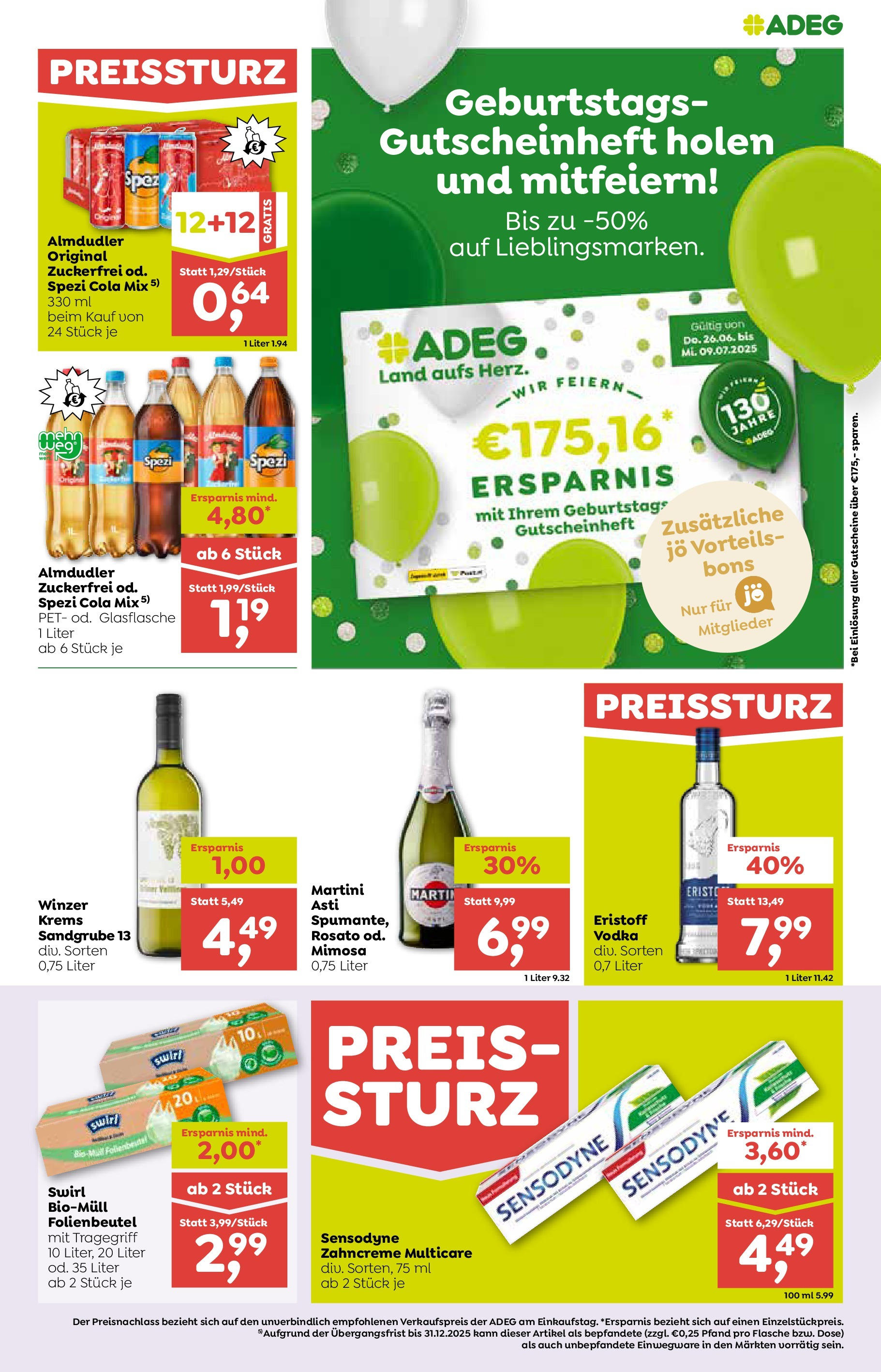 ADEG Hohenberg, Prottes, Ritzing von 26.06.2025 - Aktuelle Angebote | Seite: 7