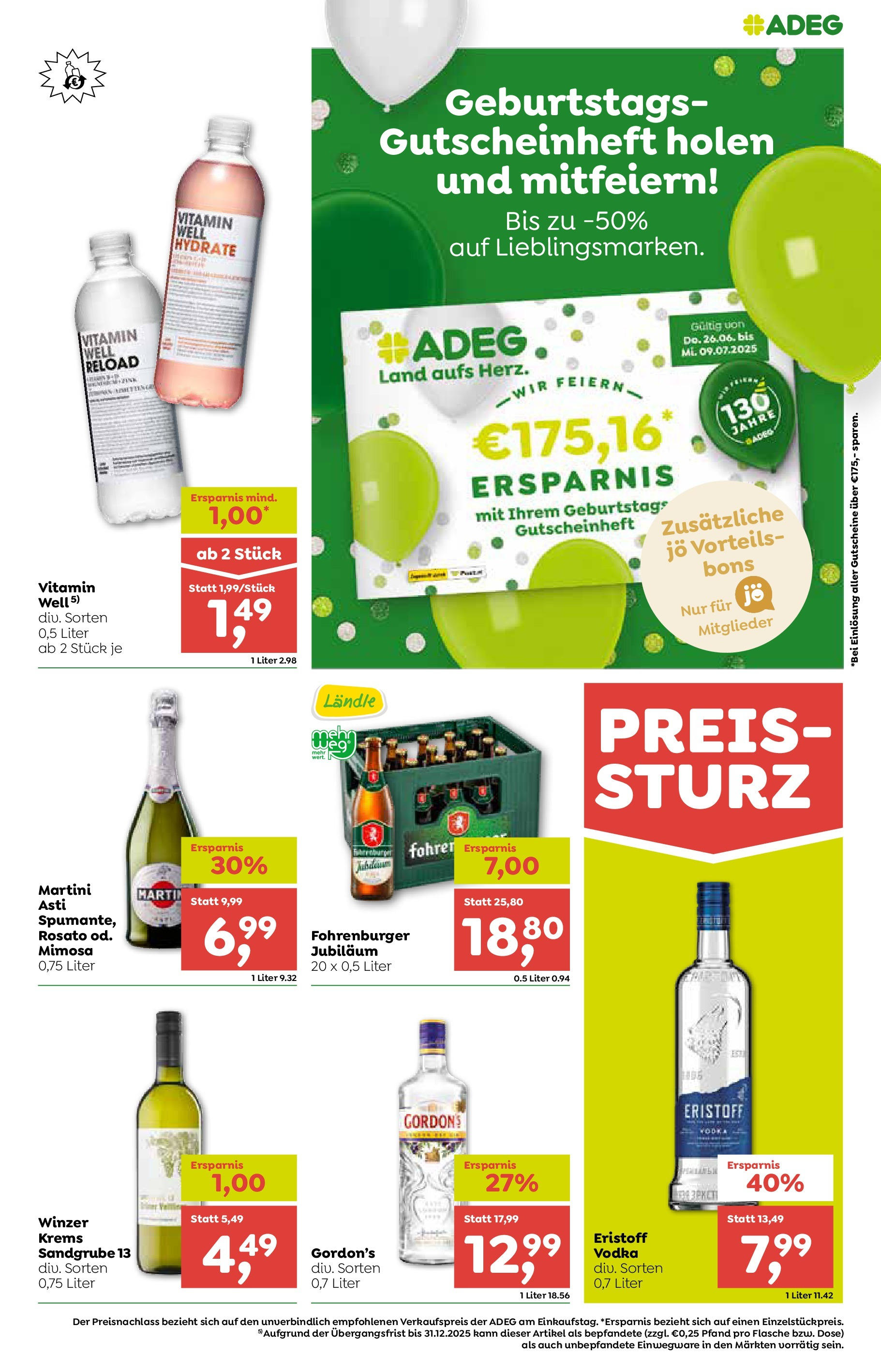 ADEG Wolfurt, Feldkirch, Nenzing von 26.06.2025 - Aktuelle Angebote | Seite: 9