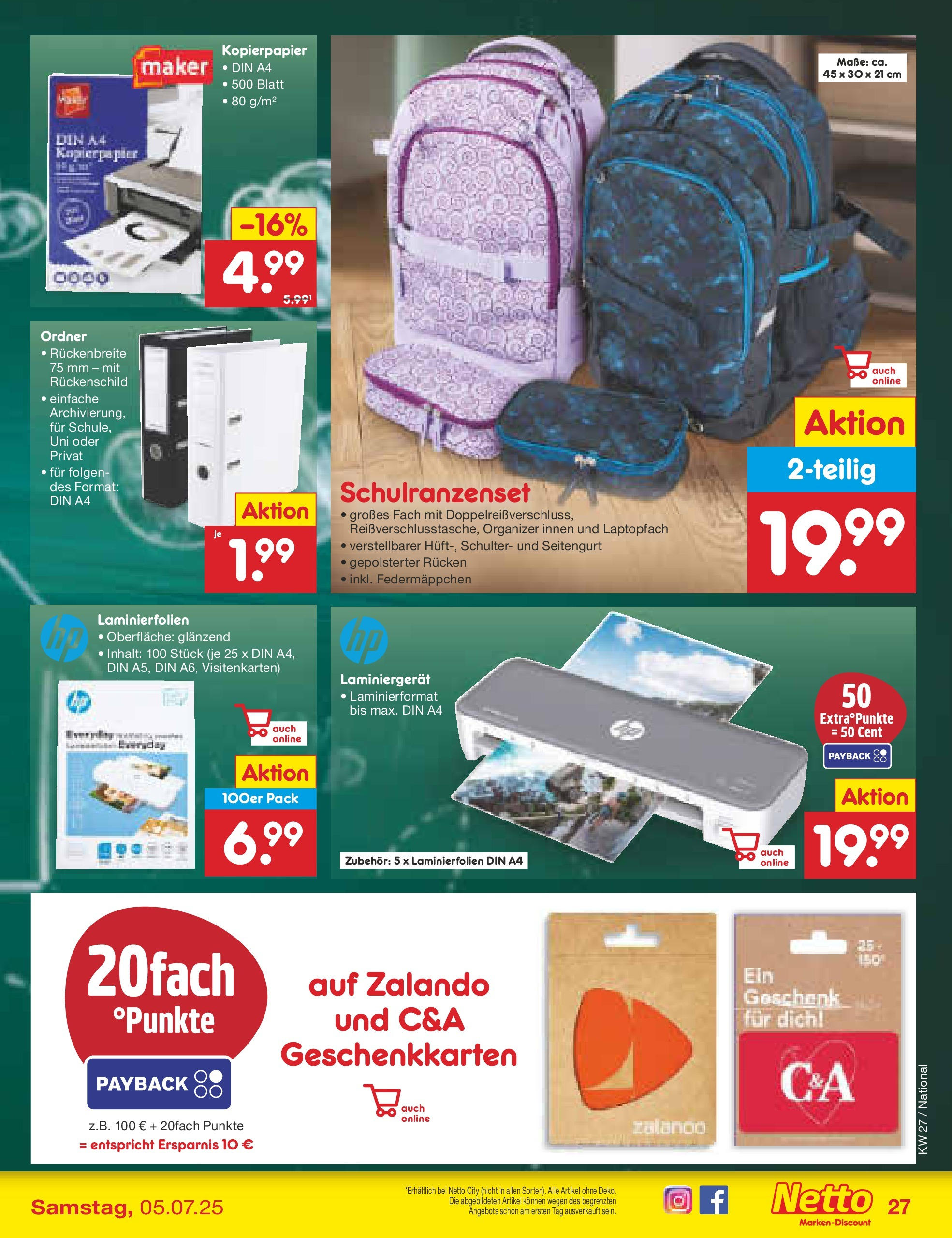 Netto Marken-Discount prospekt Bad Friedrichshall (ab 29.06.2025) » Angebote | Seite: 39 | Produkte: HP Netto Marken-Discount prospekt Bad Friedrichshall (ab 29.06.2025) » Angebote | Seite: 39 | Produkte: HP