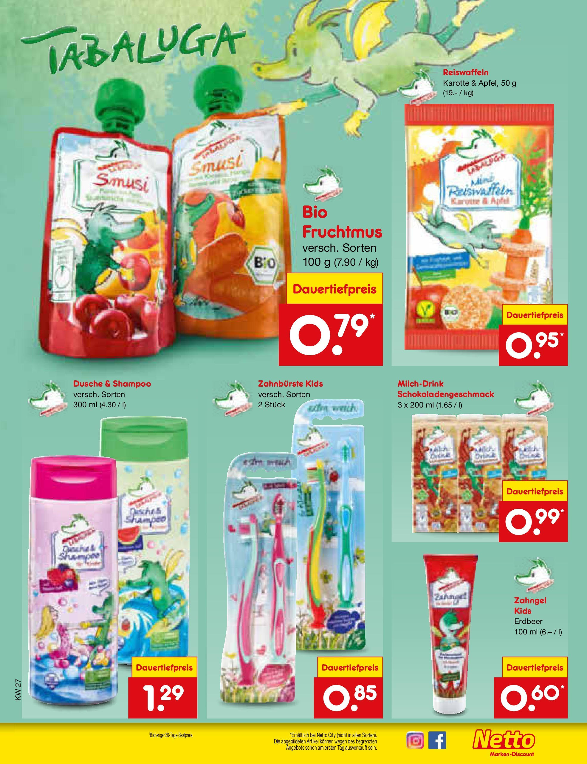 Netto Marken-Discount prospekt Bad Friedrichshall (ab 29.06.2025) » Angebote | Seite: 43 | Produkte: Dusche, Shampoo, Zahnbürste, Karotte Netto Marken-Discount prospekt Bad Friedrichshall (ab 29.06.2025) » Angebote | Seite: 43 | Produkte: Dusche, Shampoo, Zahnbürste, Karotte