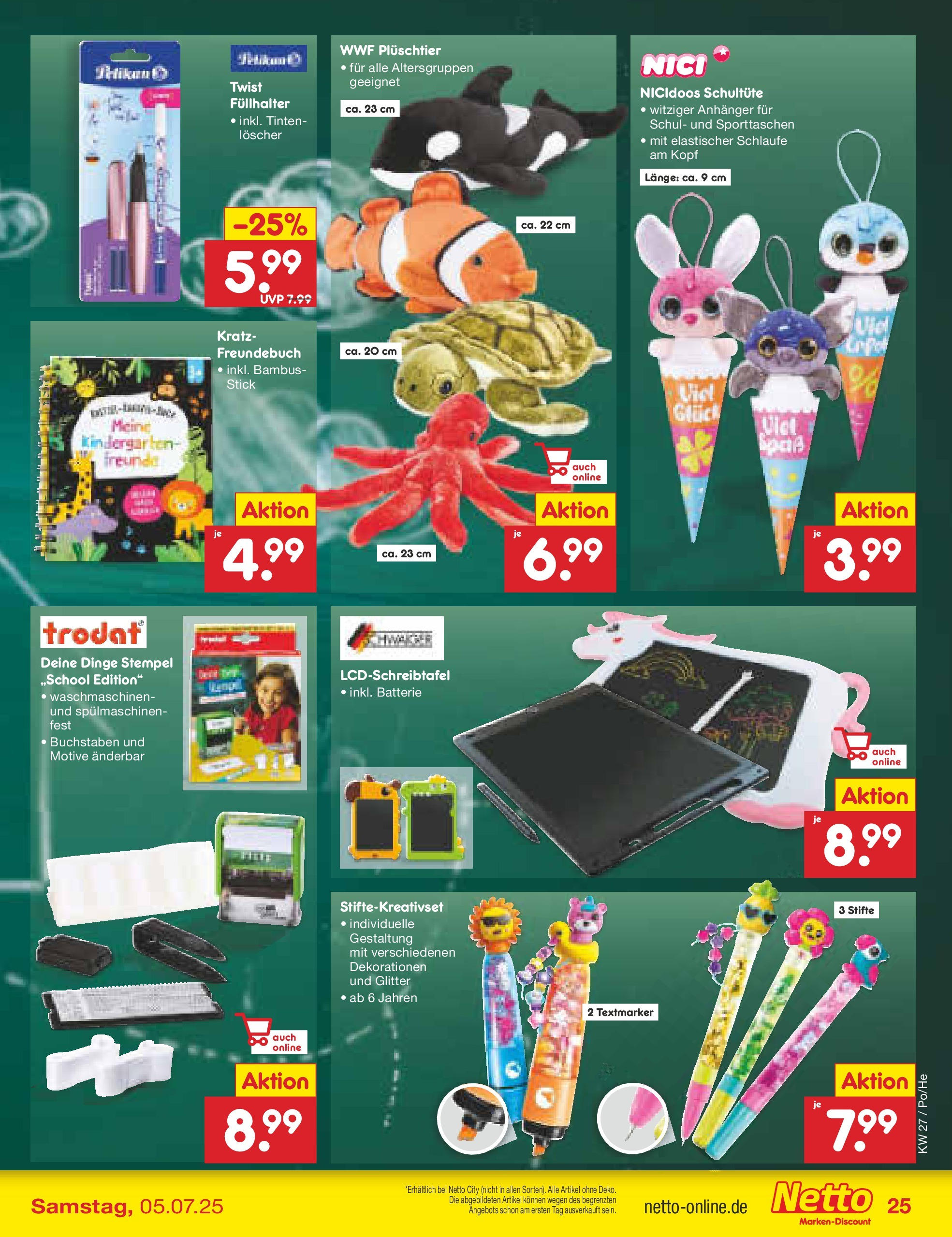 Netto Marken-Discount prospekt Selb	 (ab 29.06.2025) » Angebote | Seite: 37 | Produkte: Batterie, Tablet
