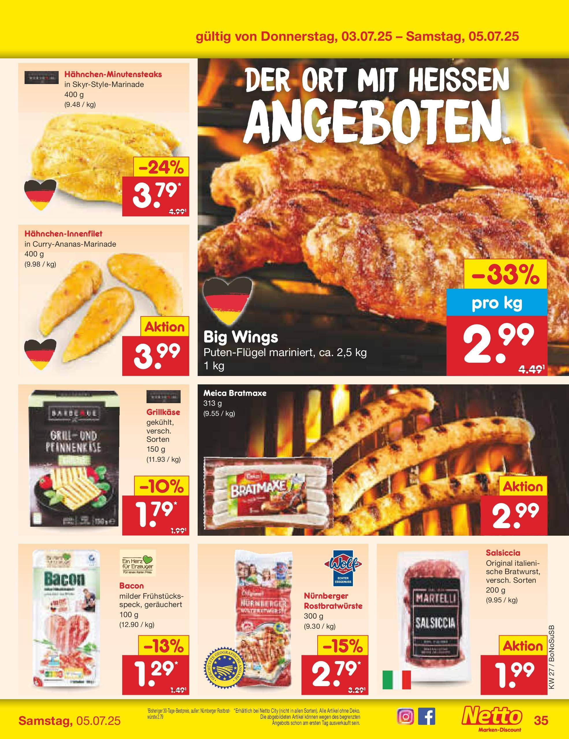 Netto Marken-Discount prospekt Stadtlohn	 (ab 29.06.2025) » Angebote | Seite: 55 | Produkte: Meica, Steak
