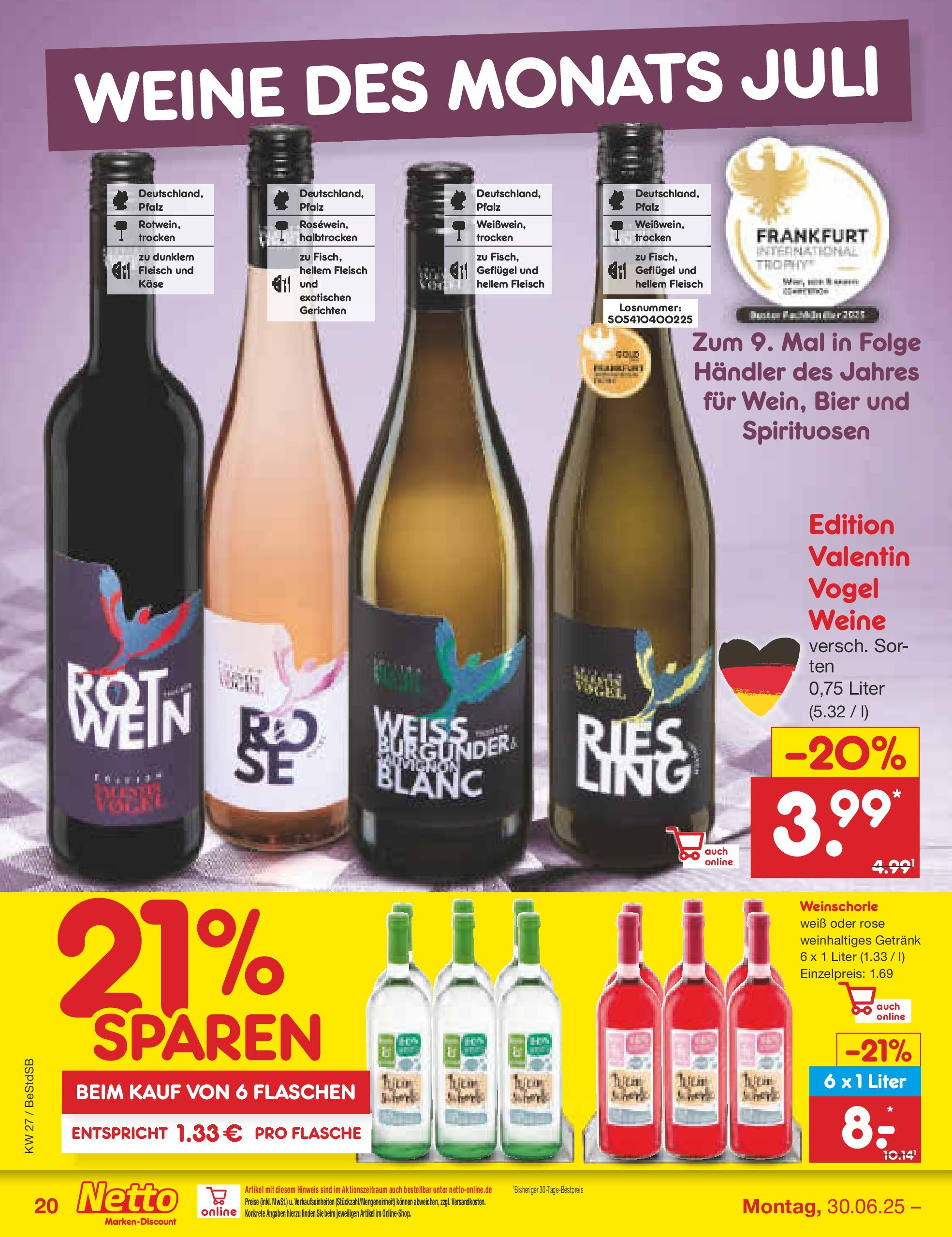 Netto Marken-Discount prospekt Berlin-Spandau (ab 29.06.2025) » Angebote | Seite: 24 | Produkte: Käse, Bier, Weinschorle, Fleisch Netto Marken-Discount prospekt Berlin-Spandau (ab 29.06.2025) » Angebote | Seite: 24 | Produkte: Käse, Bier, Weinschorle, Fleisch