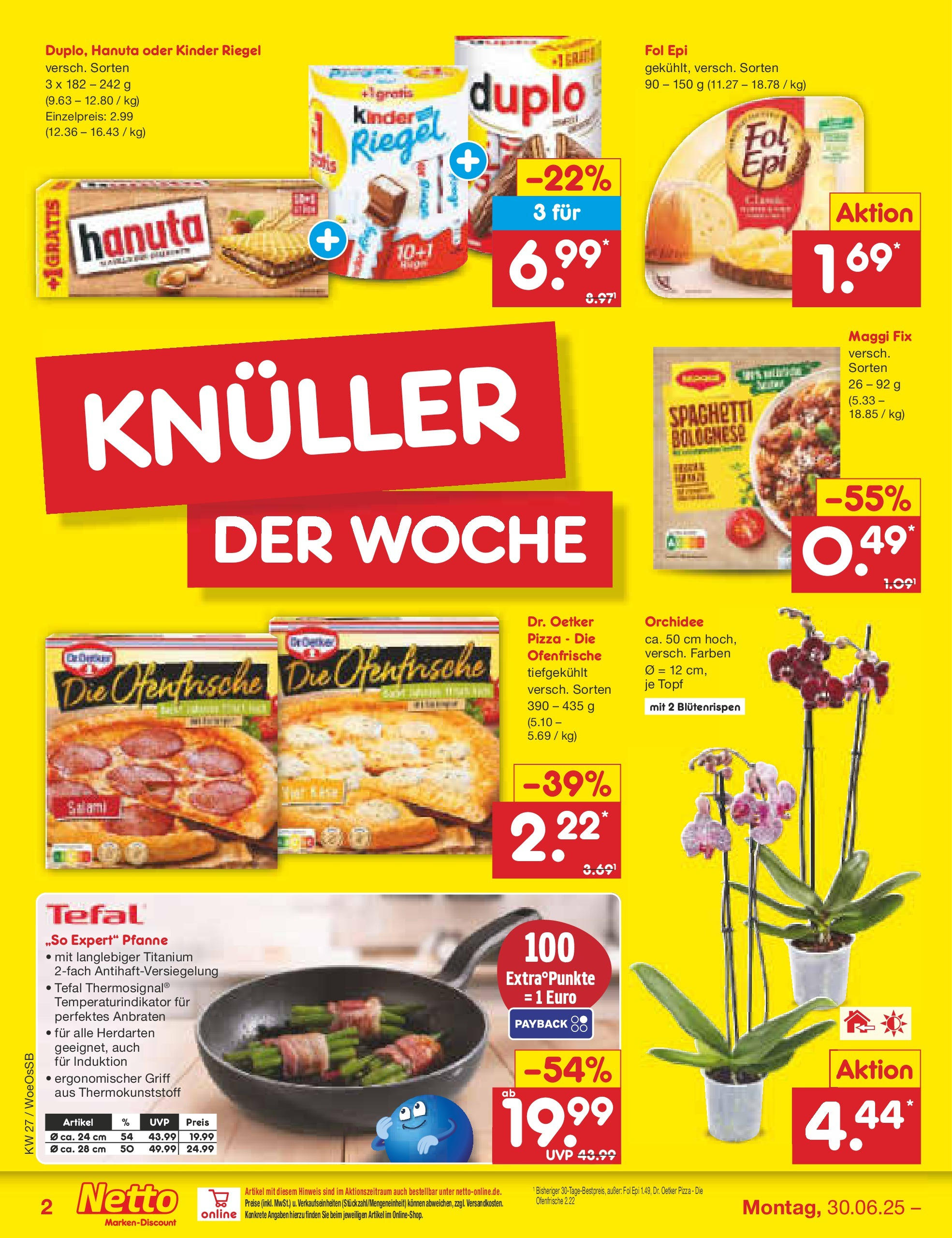 Netto Marken-Discount prospekt Gemmingen (ab 29.06.2025) » Angebote | Seite: 2 | Produkte: Maggi, Orchidee, Maggi fix, Pizza Netto Marken-Discount prospekt Gemmingen (ab 29.06.2025) » Angebote | Seite: 2 | Produkte: Maggi, Orchidee, Maggi fix, Pizza