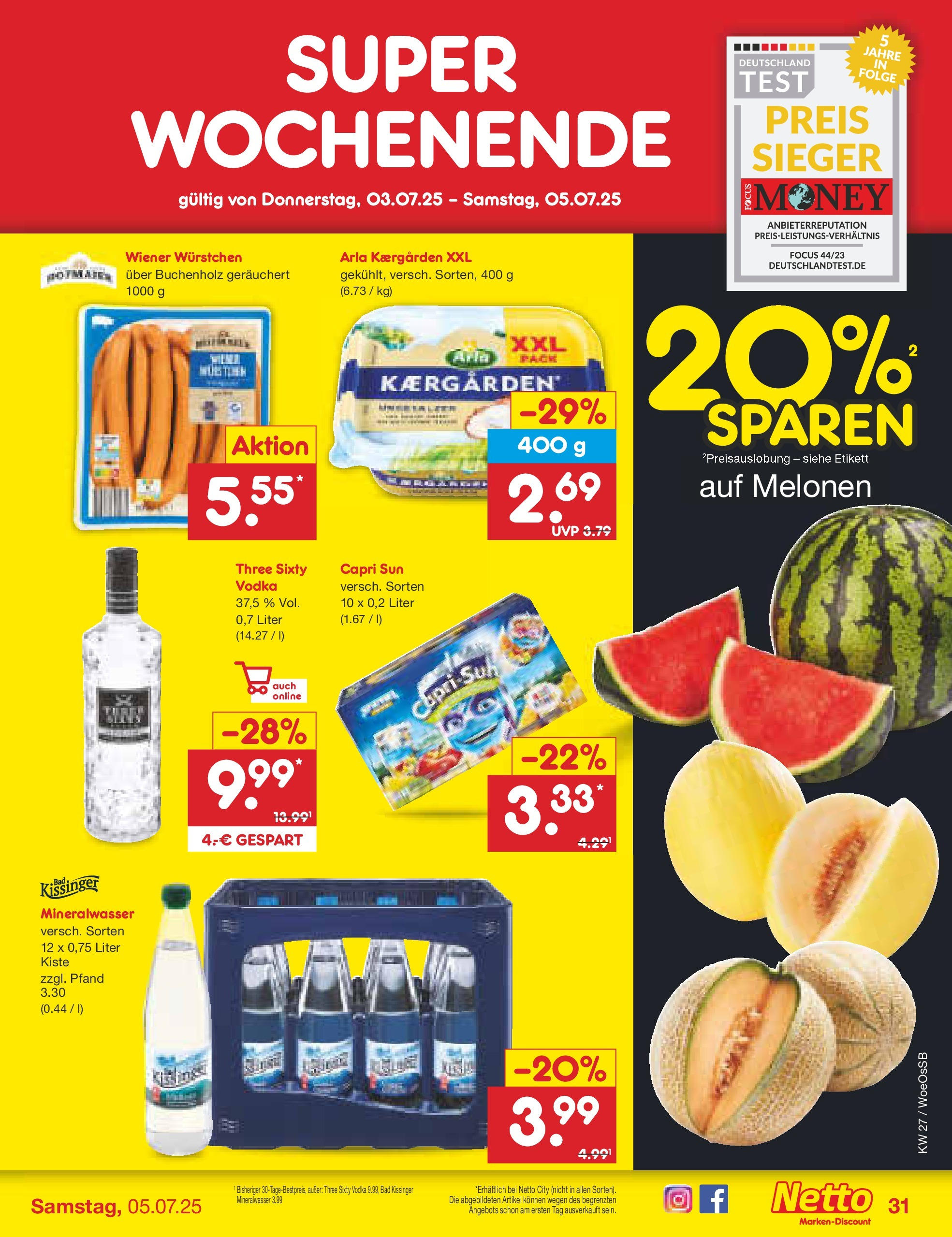 Netto Marken-Discount prospekt Gemmingen (ab 29.06.2025) » Angebote | Seite: 51 | Produkte: Wiener wurstchen, Bad, Mineralwasser, Vodka Netto Marken-Discount prospekt Gemmingen (ab 29.06.2025) » Angebote | Seite: 51 | Produkte: Wiener wurstchen, Bad, Mineralwasser, Vodka
