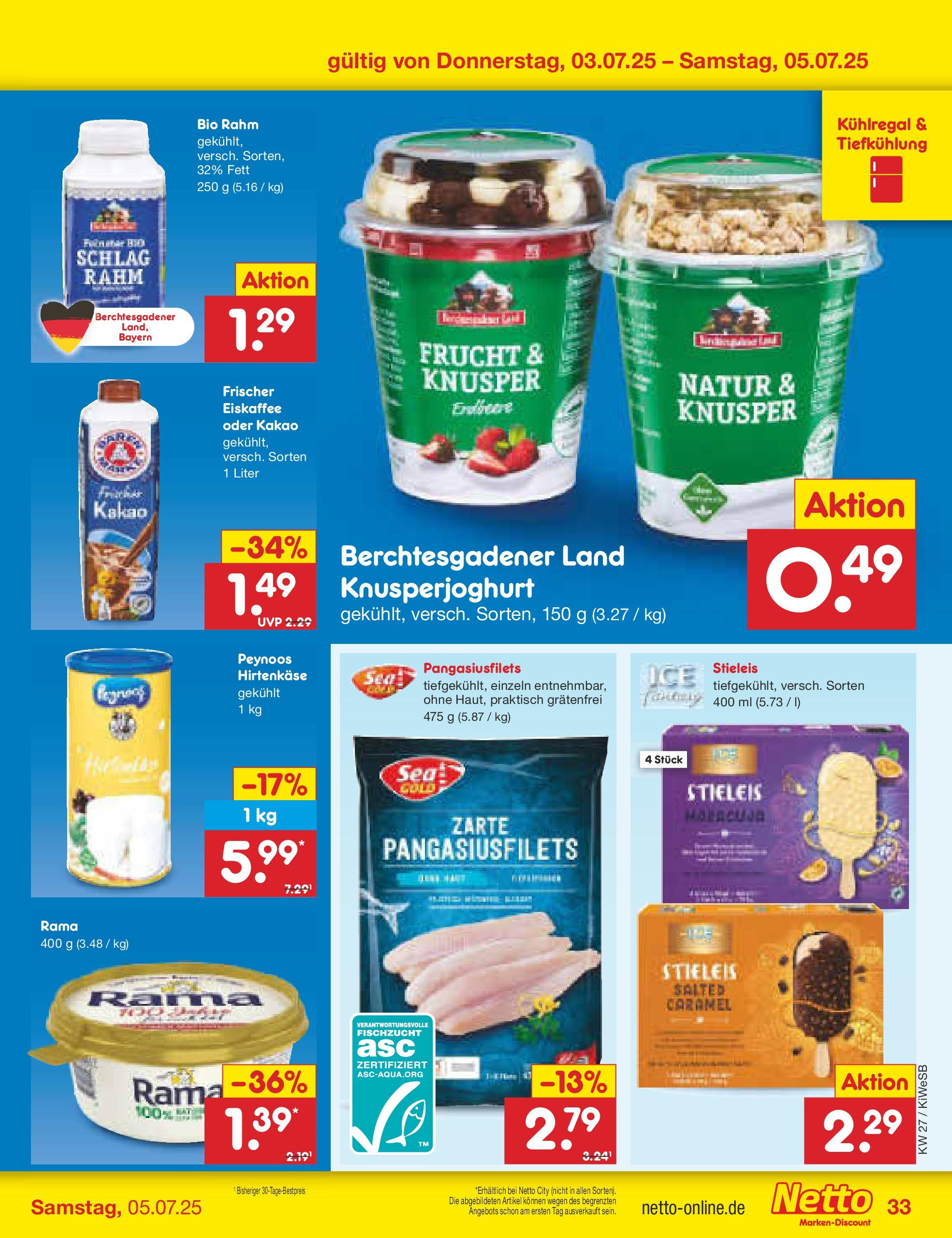 Netto Marken-Discount prospekt Bad Friedrichshall (ab 29.06.2025) » Angebote | Seite: 53 | Produkte: Rama Netto Marken-Discount prospekt Bad Friedrichshall (ab 29.06.2025) » Angebote | Seite: 53 | Produkte: Rama