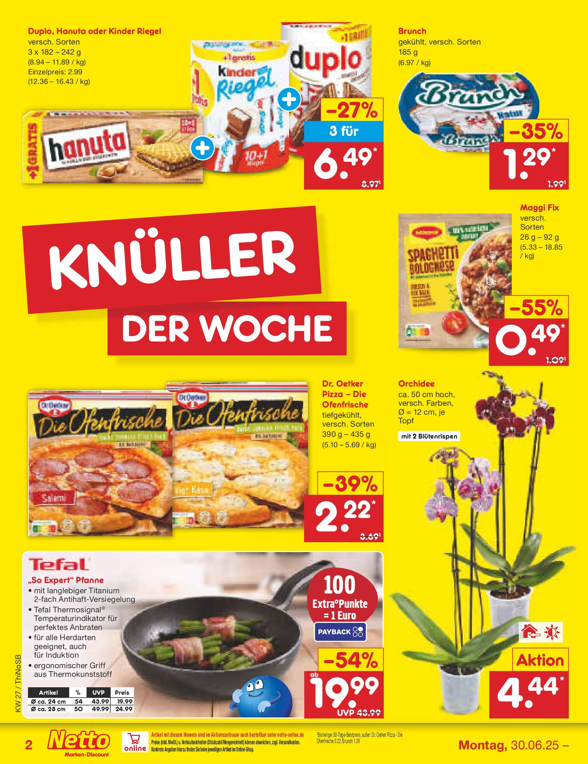 Netto Marken-Discount prospekt Spremberg (ab 29.06.2025) » Angebote | Seite: 2 | Produkte: Maggi, Ofenfrische, Maggi fix, Pizza Netto Marken-Discount prospekt Spremberg (ab 29.06.2025) » Angebote | Seite: 2 | Produkte: Maggi, Ofenfrische, Maggi fix, Pizza