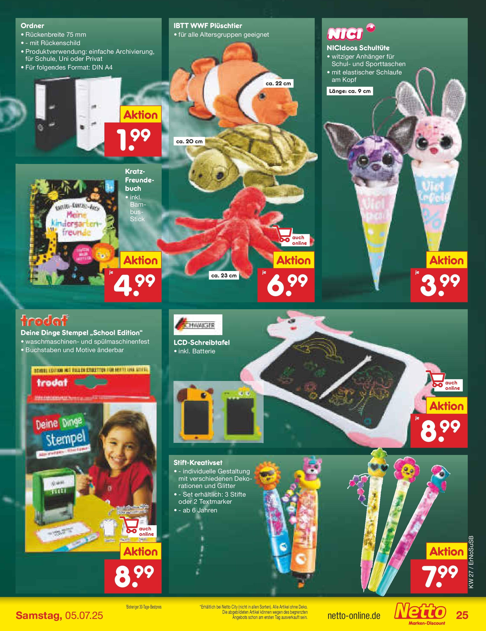 Netto Marken-Discount prospekt Erfurt (ab 29.06.2025) » Angebote | Seite: 33 | Produkte: Batterie, Tablet Netto Marken-Discount prospekt Erfurt (ab 29.06.2025) » Angebote | Seite: 33 | Produkte: Batterie, Tablet