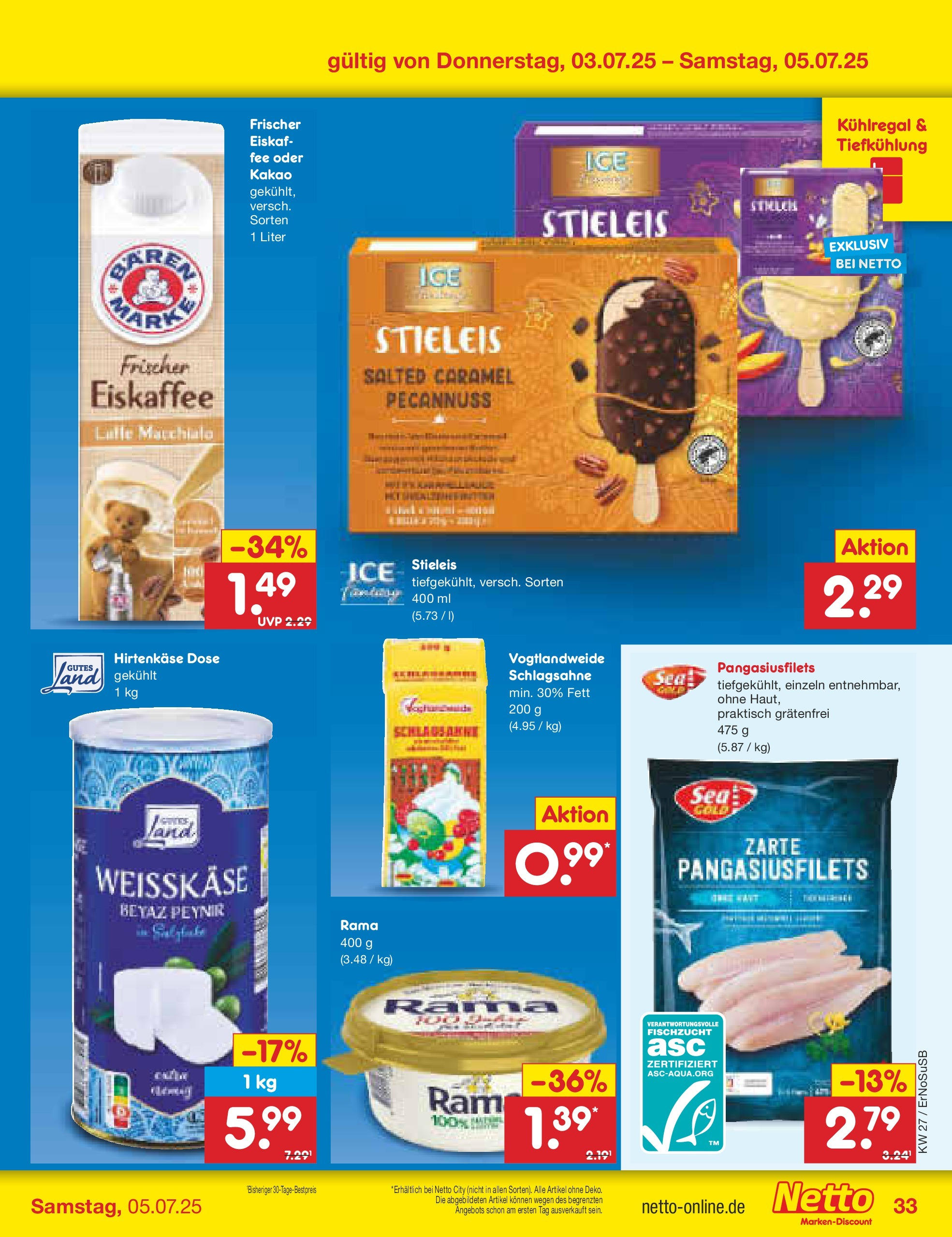 Netto Marken-Discount prospekt Erfurt (ab 29.06.2025) » Angebote | Seite: 49 | Produkte: Rama, Schlagsahne Netto Marken-Discount prospekt Erfurt (ab 29.06.2025) » Angebote | Seite: 49 | Produkte: Rama, Schlagsahne