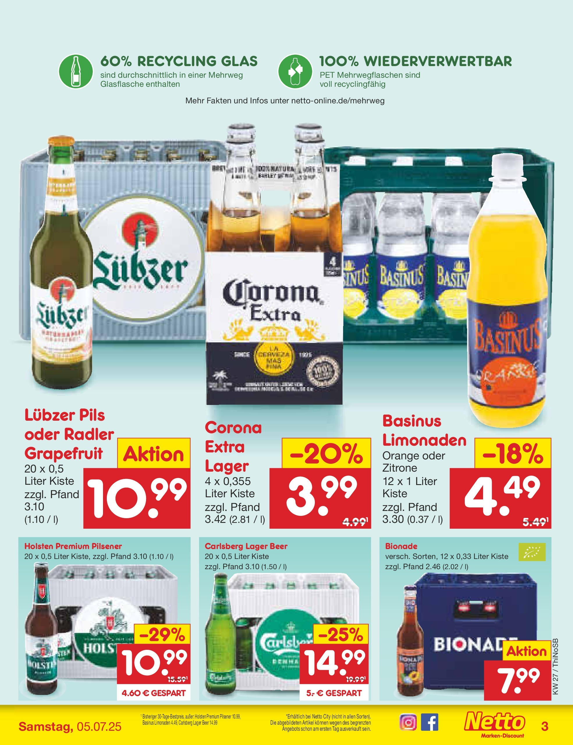 Netto Marken-Discount prospekt Spremberg (ab 29.06.2025) » Angebote | Seite: 31 | Produkte: Carlsberg, Grapefruit, Radler, Lubzer Netto Marken-Discount prospekt Spremberg (ab 29.06.2025) » Angebote | Seite: 31 | Produkte: Carlsberg, Grapefruit, Radler, Lubzer