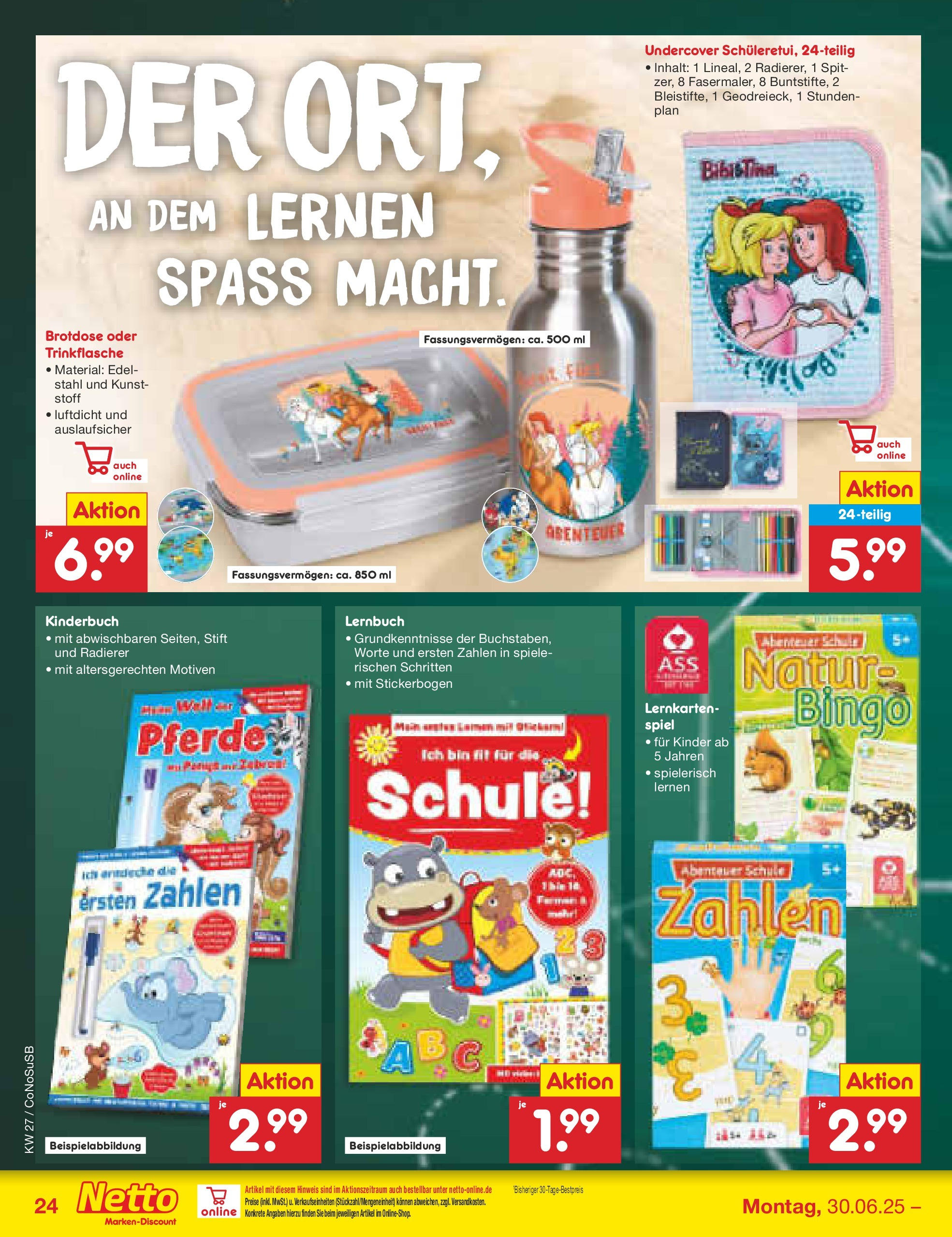 Netto Marken-Discount prospekt Kloster Lehnin (ab 29.06.2025) » Angebote | Seite: 36 | Produkte: Spiel Netto Marken-Discount prospekt Kloster Lehnin (ab 29.06.2025) » Angebote | Seite: 36 | Produkte: Spiel