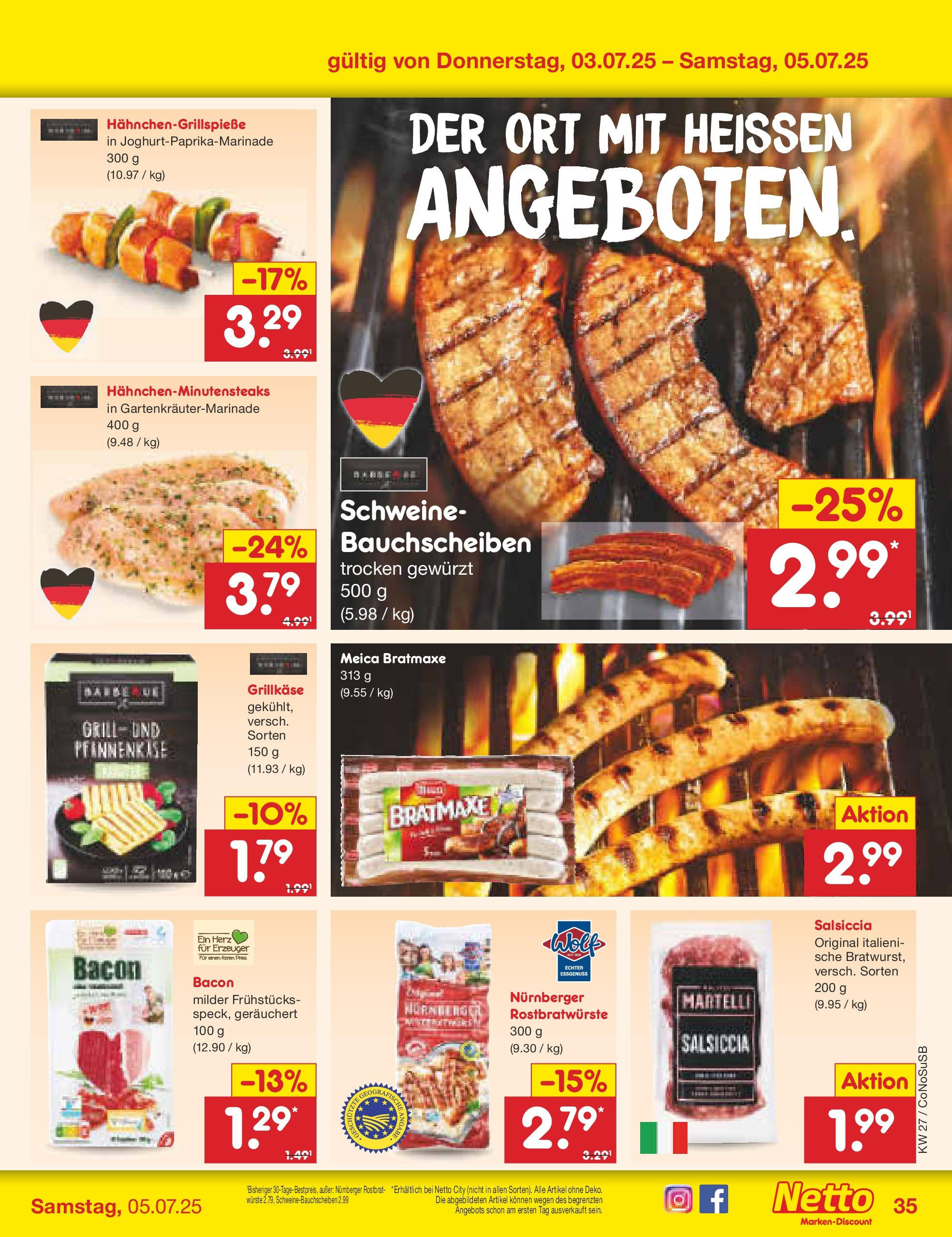 Netto Marken-Discount prospekt Kloster Lehnin (ab 29.06.2025) » Angebote | Seite: 55 | Produkte: Grill, Meica, Steak Netto Marken-Discount prospekt Kloster Lehnin (ab 29.06.2025) » Angebote | Seite: 55 | Produkte: Grill, Meica, Steak