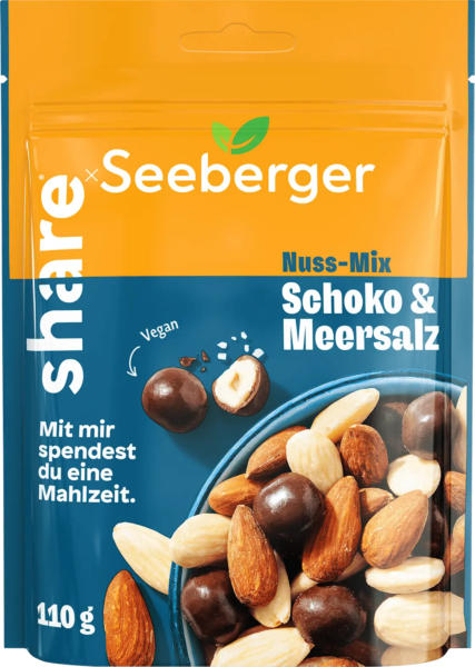 Seeberger Nussmischung, Schoko & Meersalz
