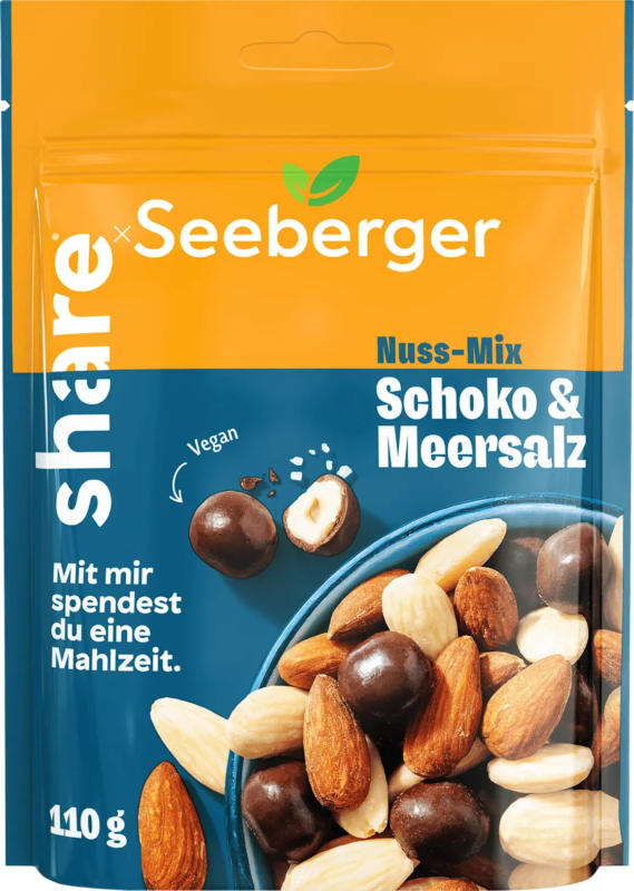 Seeberger Nussmischung, Schoko & Meersalz