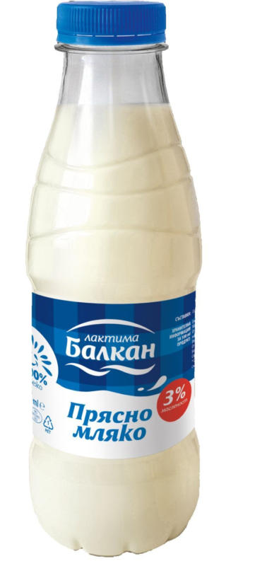 БАЛКАН Прясно мляко 3% масленост