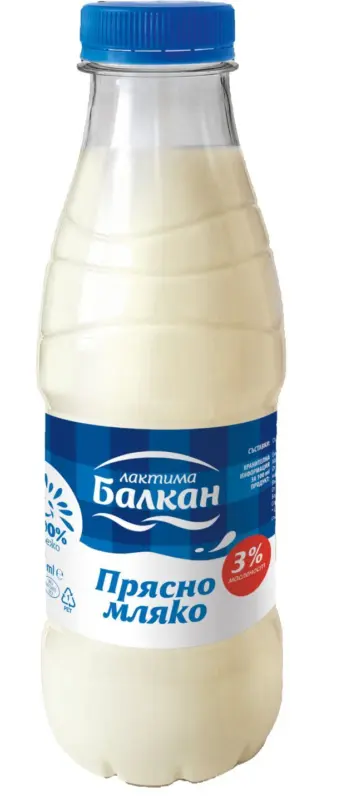 БАЛКАН Прясно мляко 3% масленост