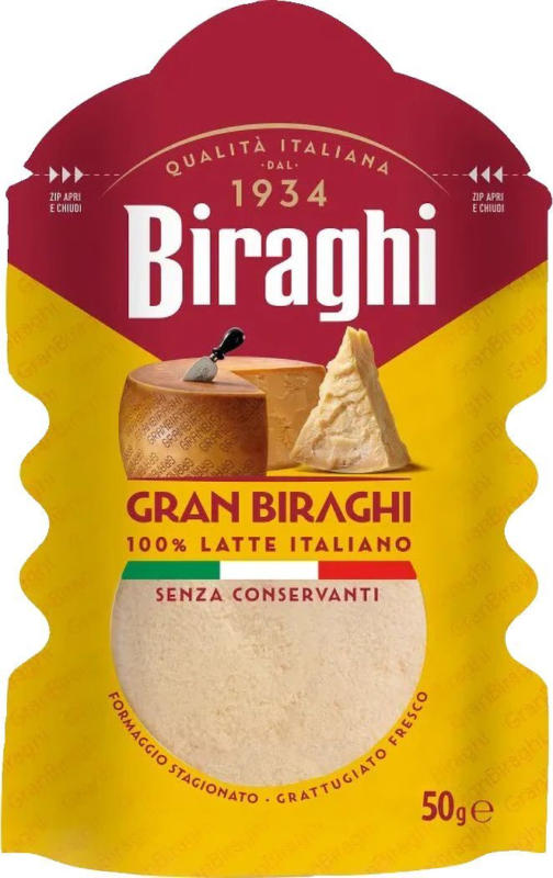 GRAN BIRAGHI Твърдо сирене настъргано