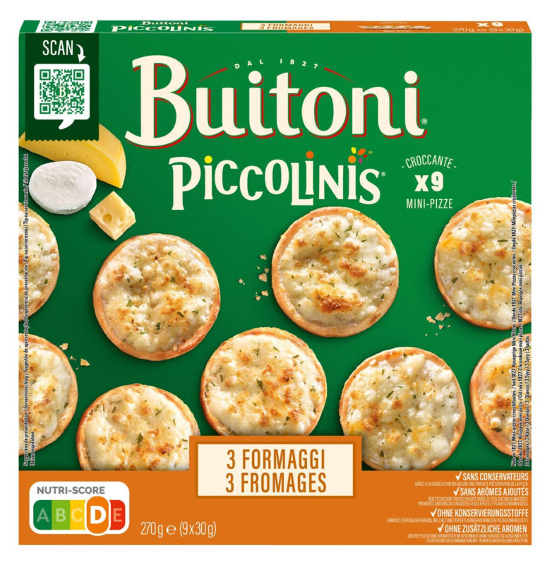 BUITONI Минипици 9 x 30 г