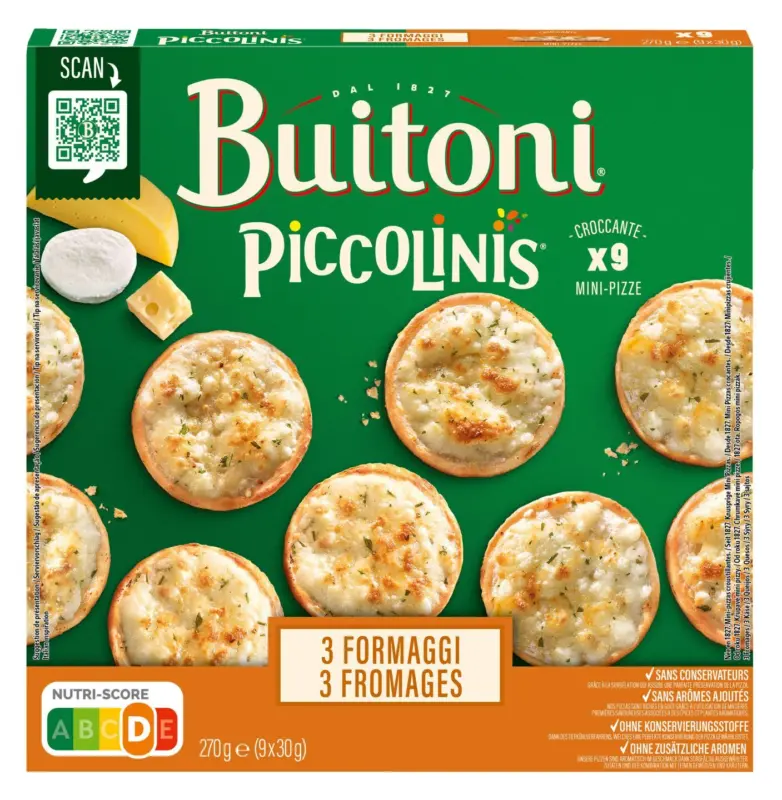 BUITONI Минипици 9 x 30 г