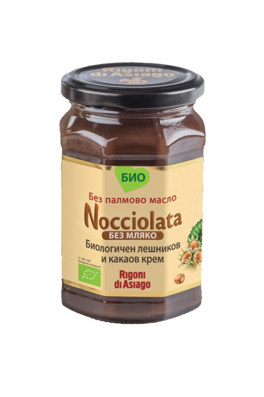 Nocciolata Био какаов крем различни видове