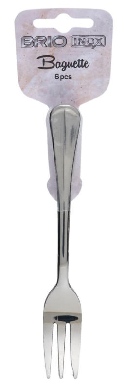 BRIO Комплект десертни вилици Inox Baguette