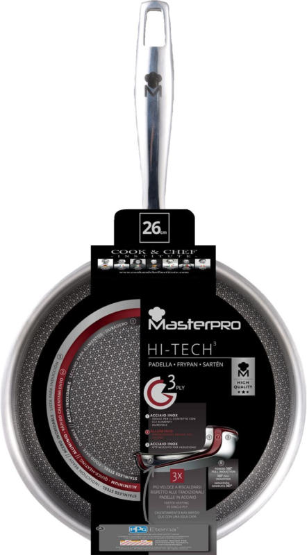 Bergner Уок тиган Masterpro Hi-Tech Ø28 х 8 см