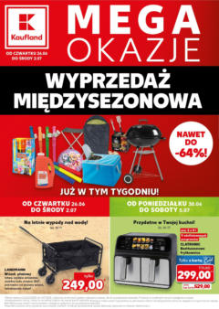 Pogląd oferty "Kaufland gazetka - Mega okazje" - ważna od 26.06.2025