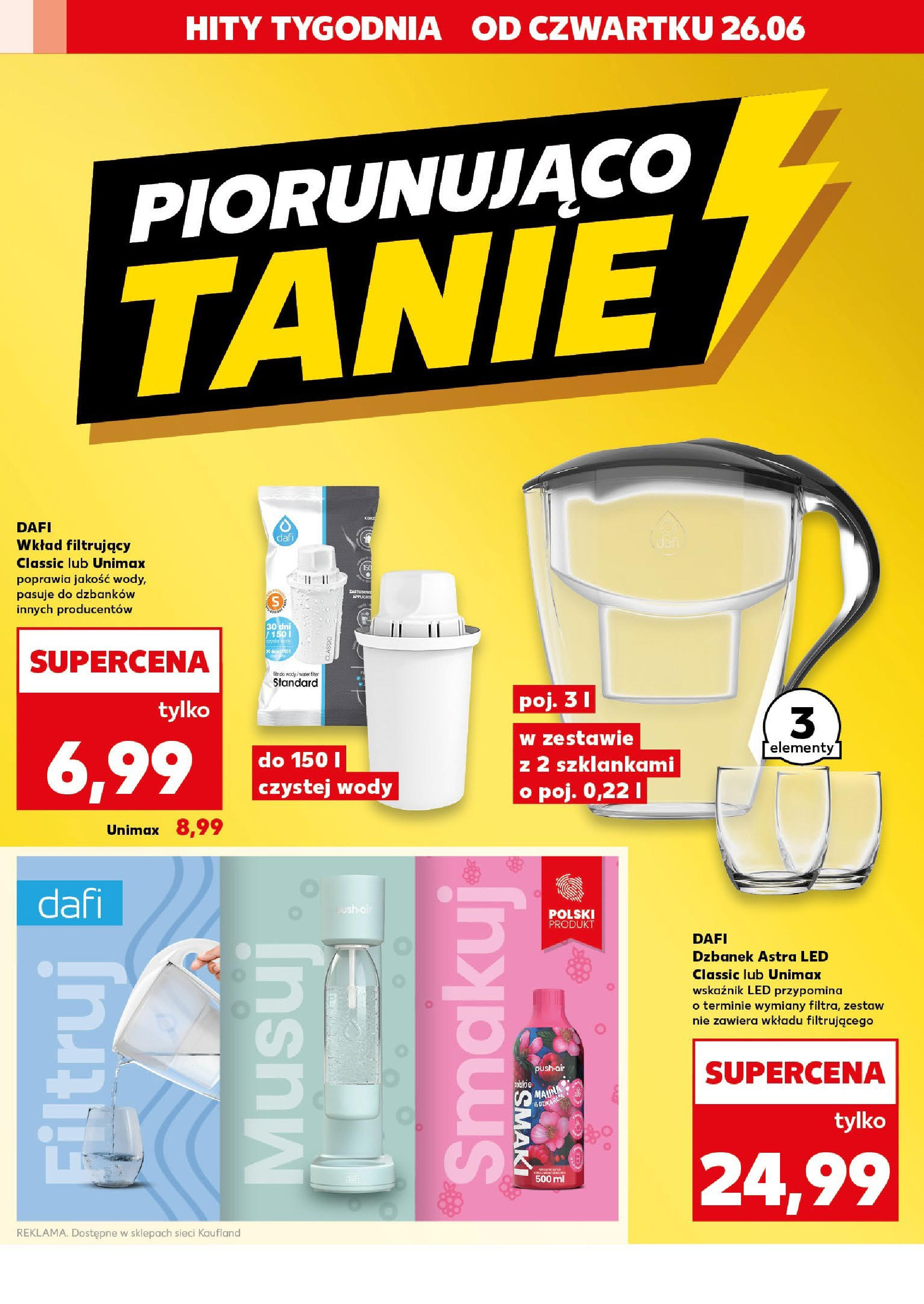 Kaufland gazetka - Mega okazje od 26.06.2025 - od jutra PDF | Strona: 2 | Produkty: Dzbanek