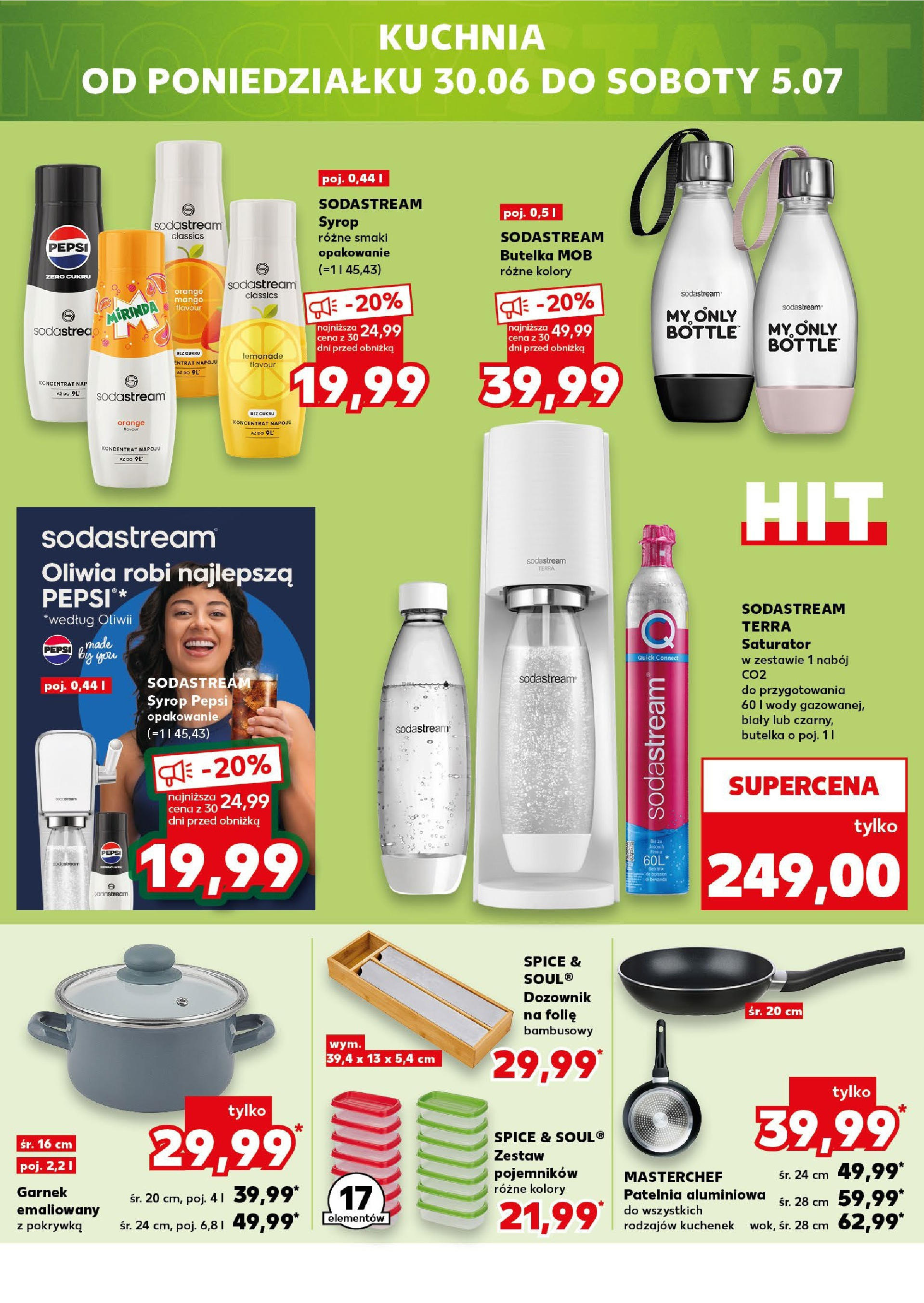 Kaufland gazetka - Mega okazje od 26.06.2025 - od jutra PDF | Strona: 16 | Produkty: Mango, Syrop, Patelnia, Sodastream