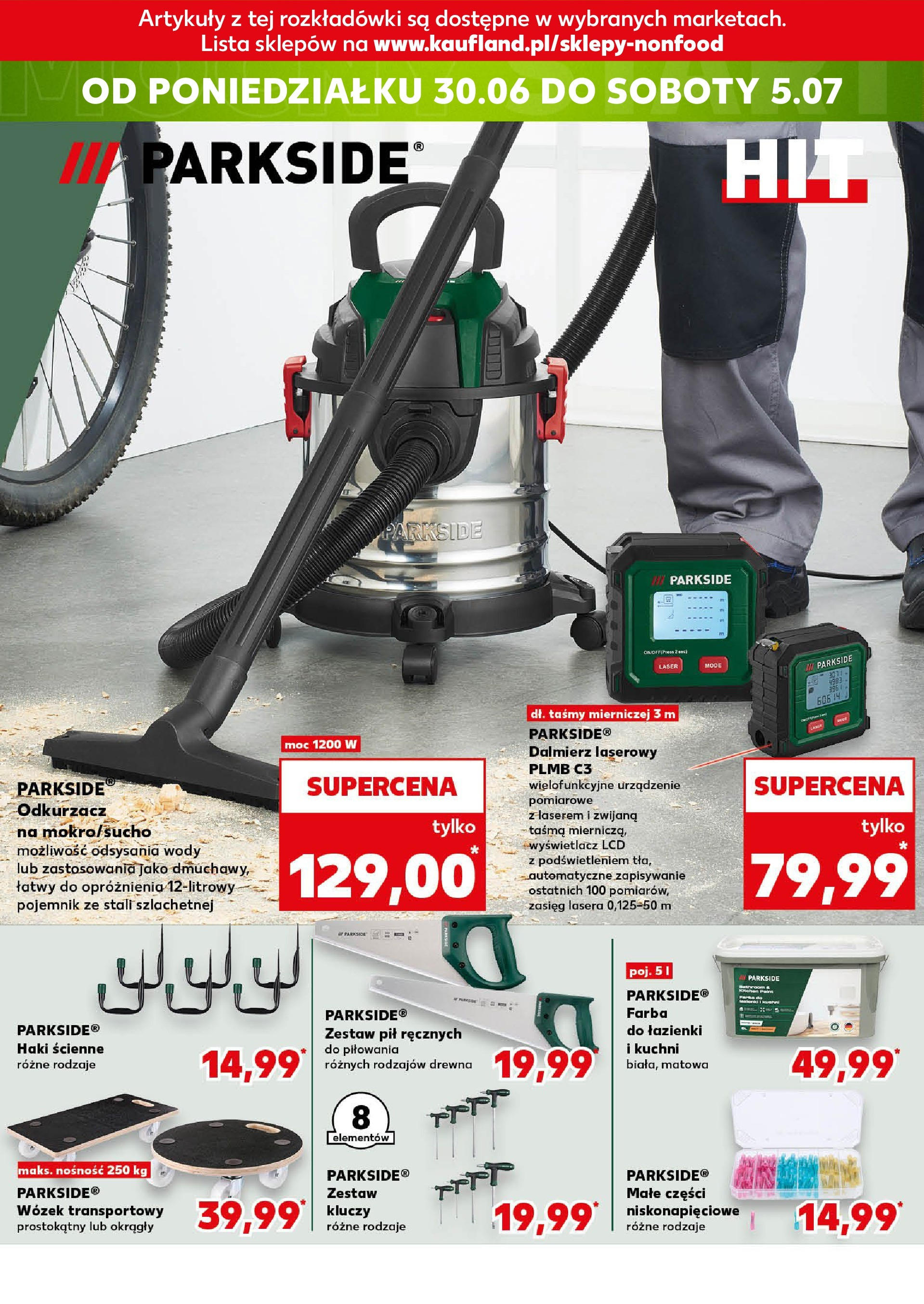 Kaufland gazetka - Mega okazje od 26.06.2025 - od jutra PDF | Strona: 18 | Produkty: Wózek transportowy, Odkurzacz, Cleaner, Dalmierz laserowy
