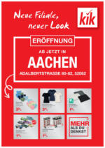 KiK KiK: Neueröffnung in Aachen - bis 29.06.2025