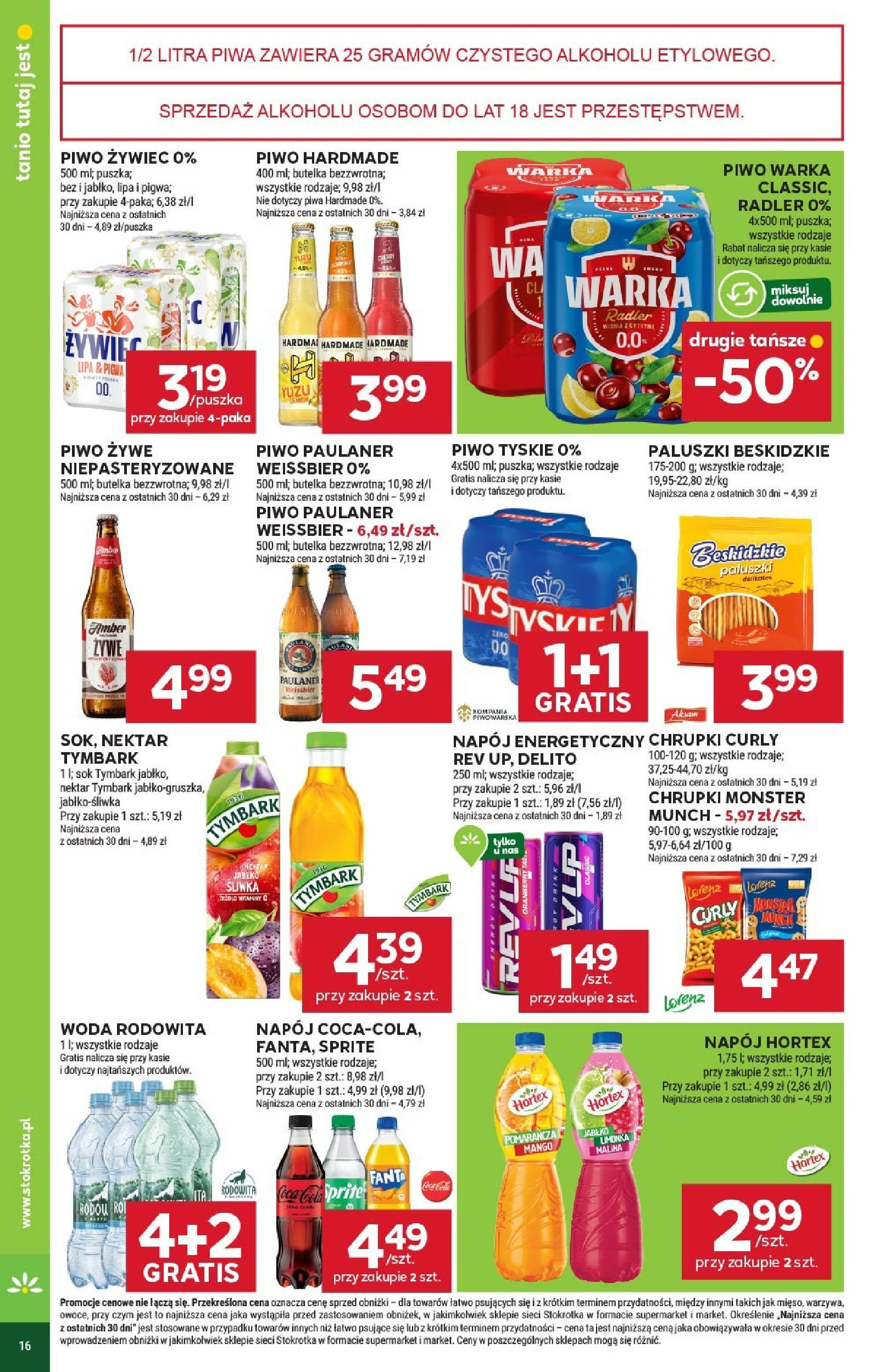 Stokrotka Gazetka 26.06.2025 - Promocje online | Strona: 16 | Produkty: Ser żółty, Stokrotka, Ser, Ser gouda