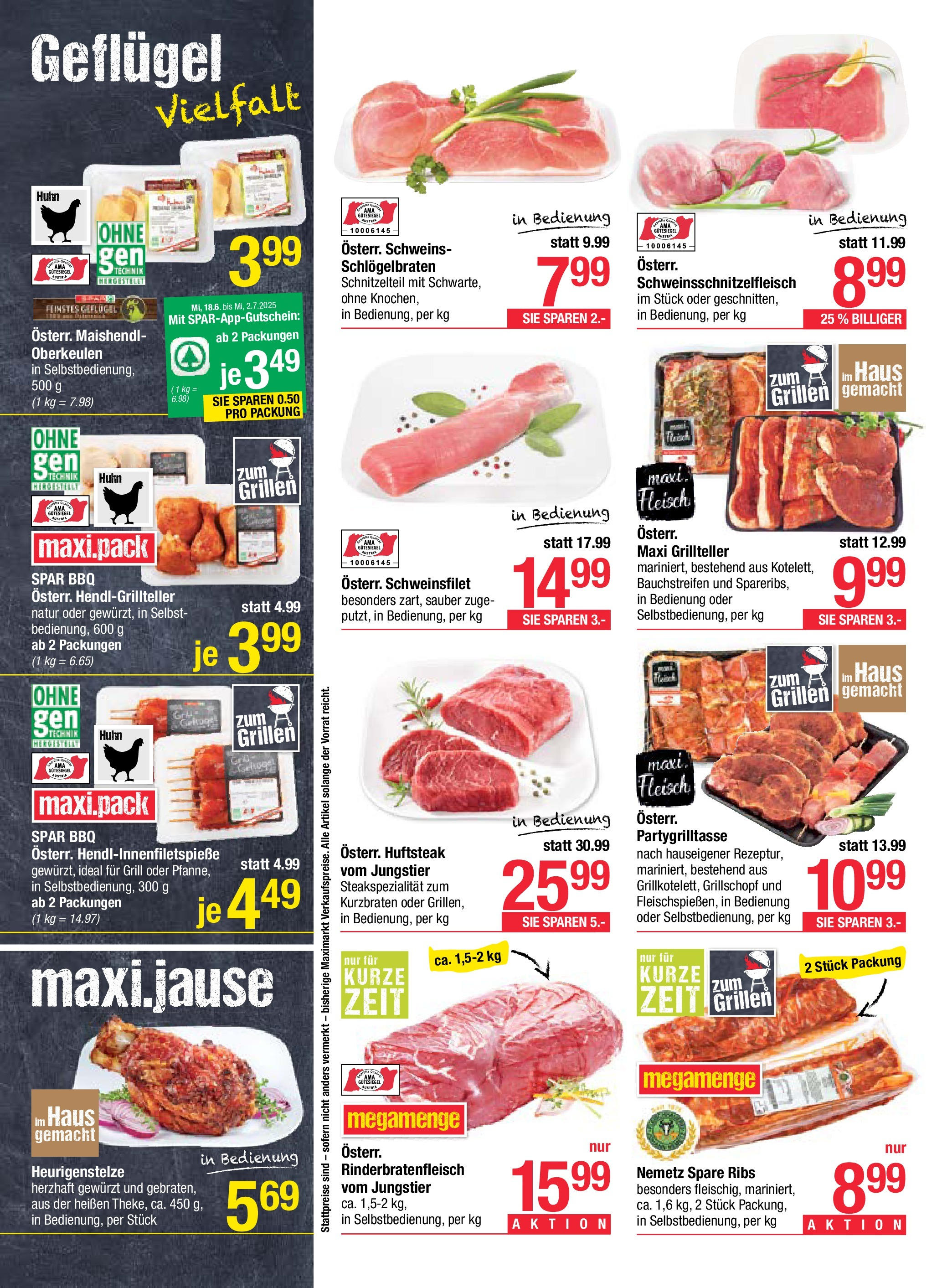 Maximarkt Haid, Linz von 23.06.2025 - Aktuelle Angebote | Seite: 4 | Produkte: Grill