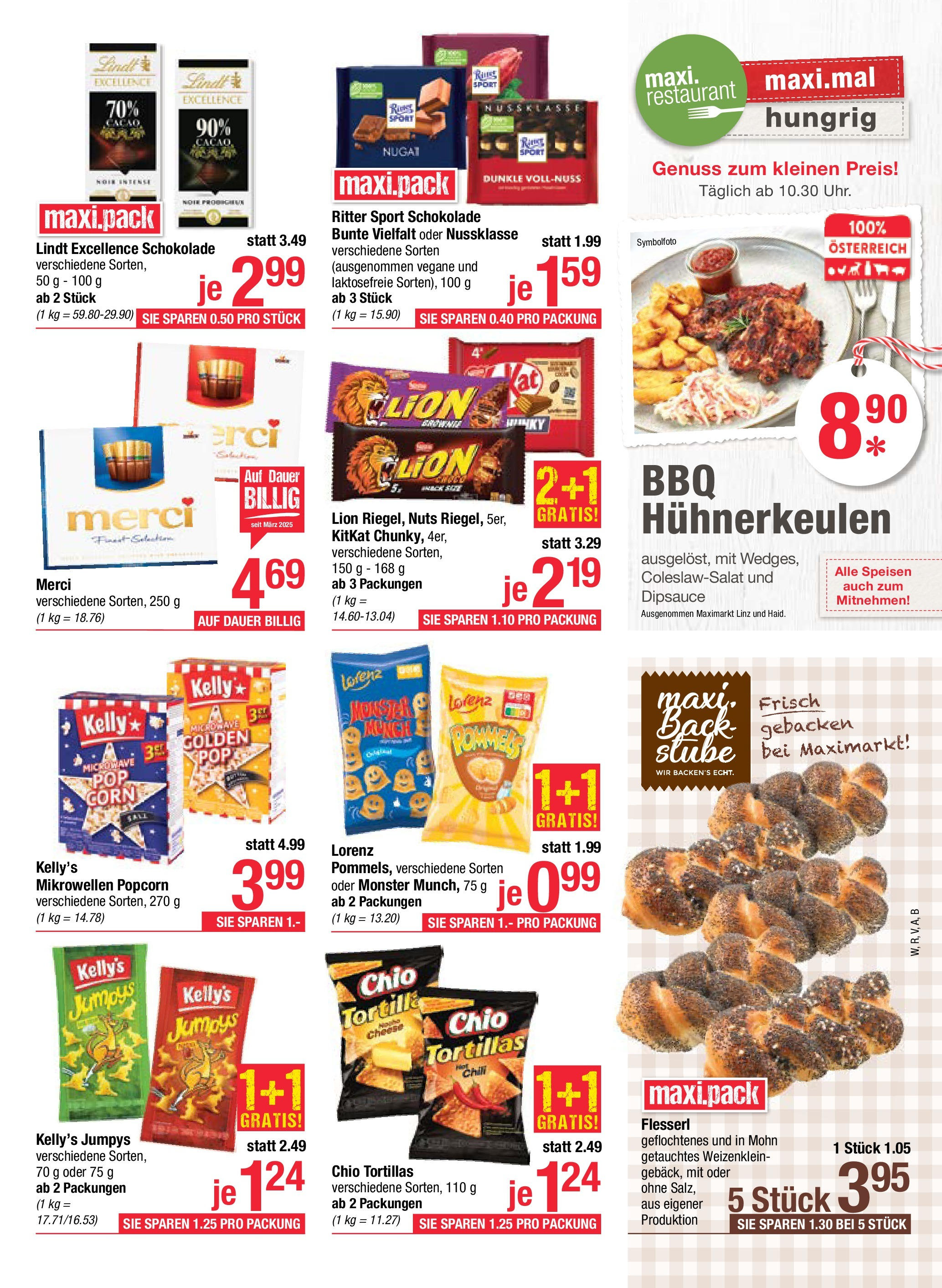 Maximarkt Anif, Bruck an der Großglocknerstraße, Wels von 23.06.2025 - Aktuelle Angebote | Seite: 9 | Produkte: Schokolade