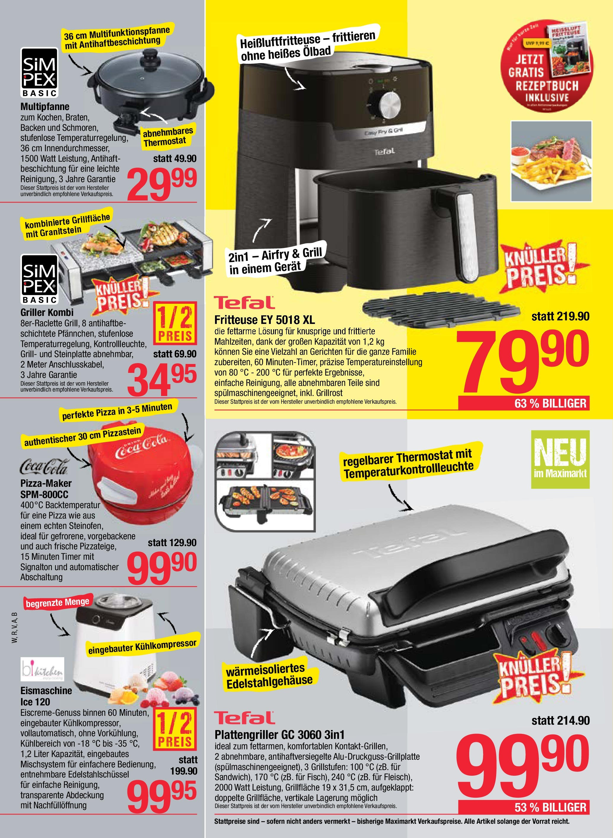 Maximarkt Anif, Bruck an der Großglocknerstraße, Wels von 23.06.2025 - Aktuelle Angebote | Seite: 16 | Produkte: Grill, Pizza