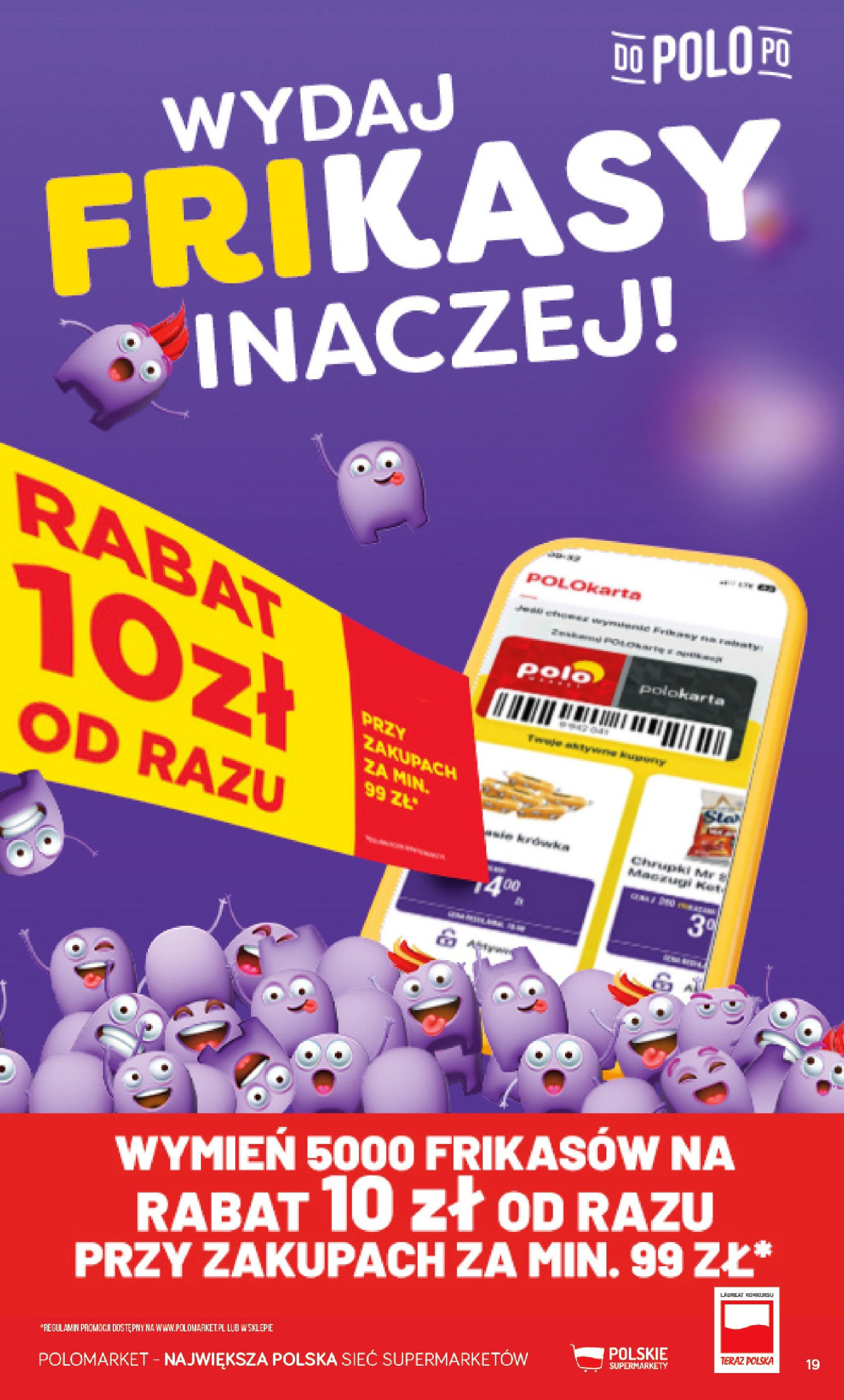 POLOmarket gazetka od jutra (25.06.2025) | Nowa PDF | Strona: 19 | Produkty: Chrupki, Krowka POLOmarket gazetka od jutra (25.06.2025) - Nowa PDF | Strona: 19 | Produkty: Chrupki, Krowka