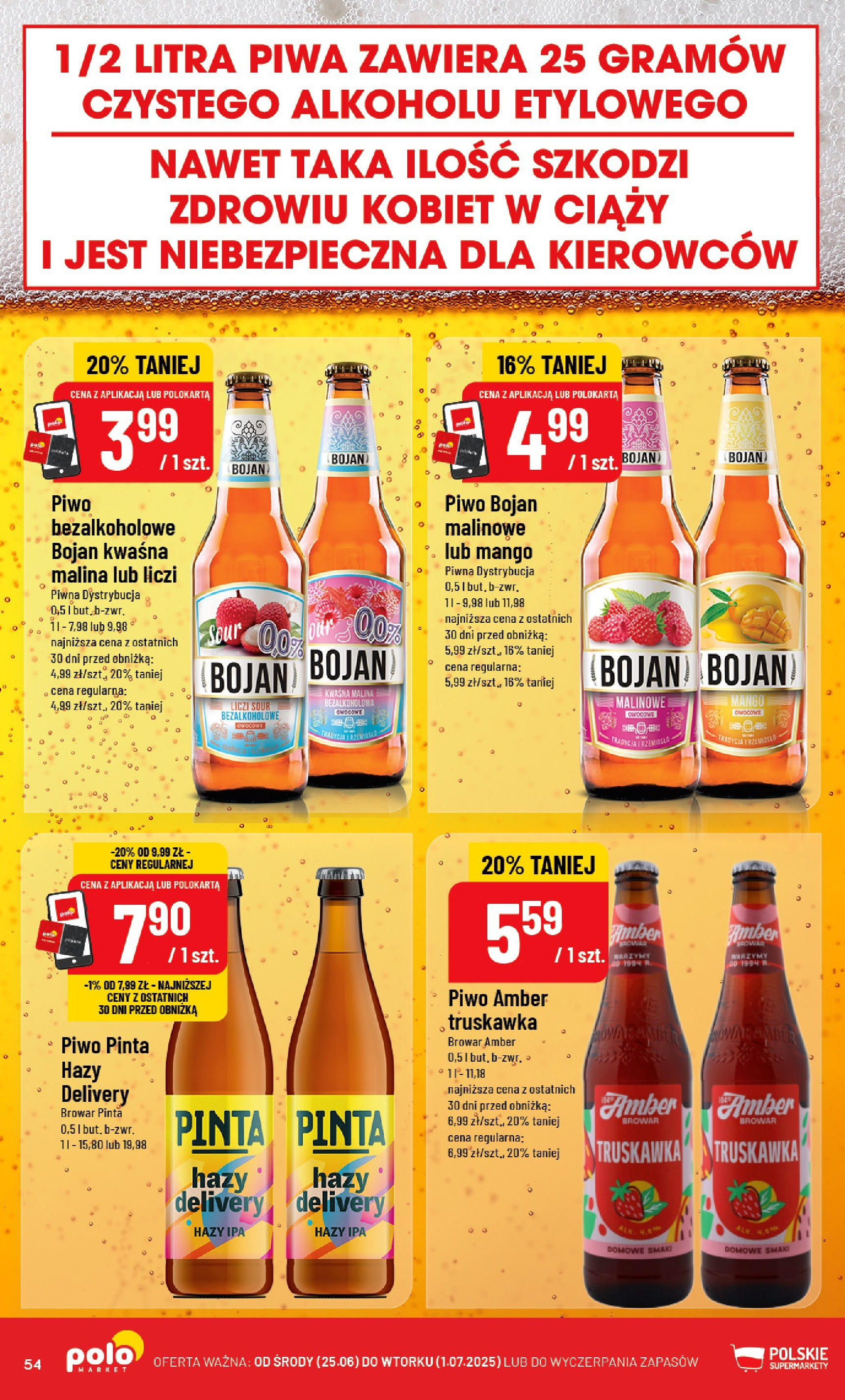 POLOmarket gazetka od jutra (25.06.2025) | Nowa PDF | Strona: 54 | Produkty: Mango, Malina, Piwo POLOmarket gazetka od jutra (25.06.2025) - Nowa PDF | Strona: 54 | Produkty: Mango, Malina, Piwo