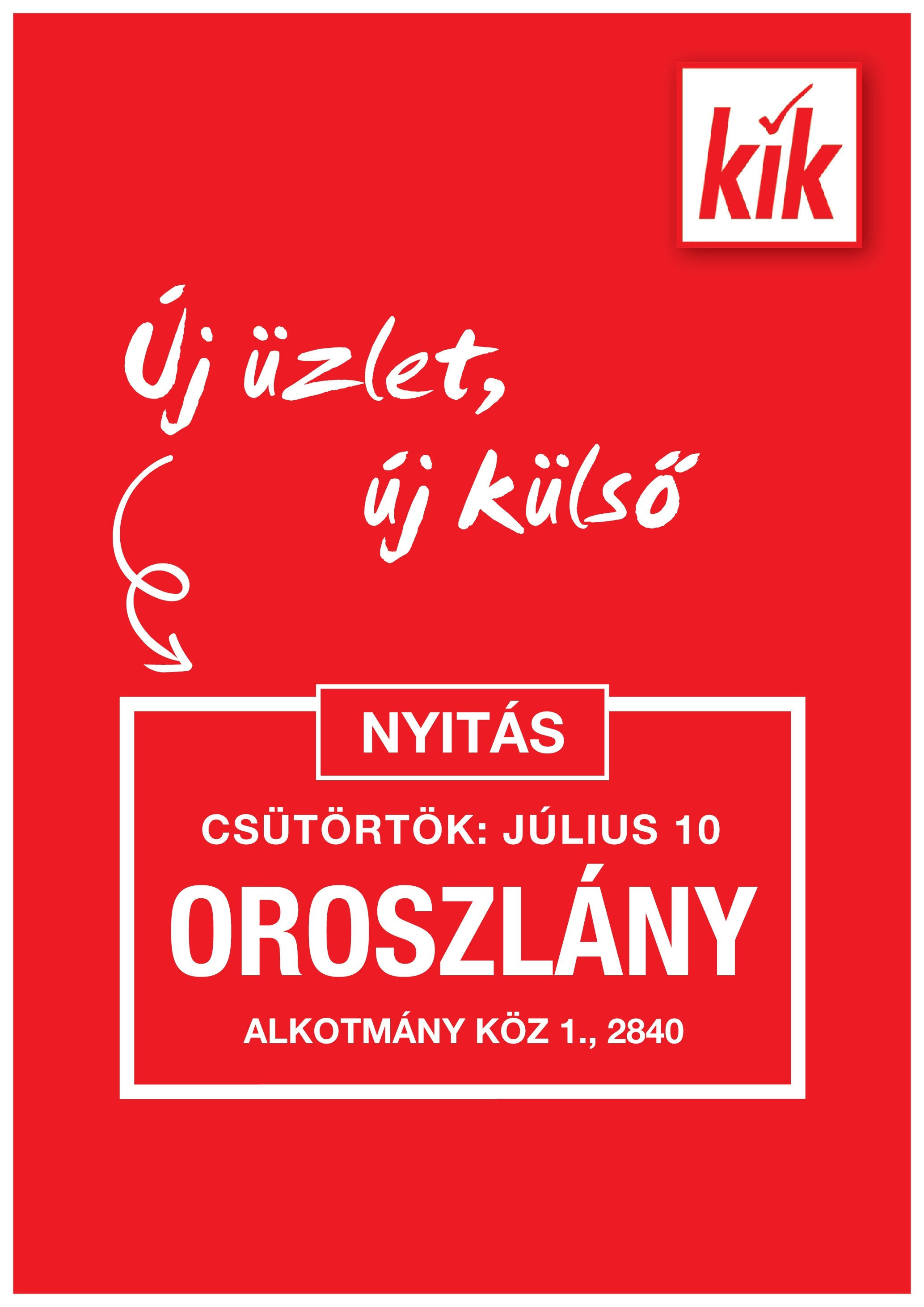 Kik Akciós újság - 2025.07.06. -tól/töl > akció, lapozható szórólap 🛍️ | Oldal: 1
