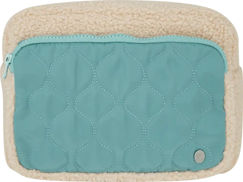 Soapland Kulturbeutel beige/türkis Teddy