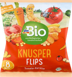 dmBio Babysnack Knusper Flips Tomate-Karotte ab 8 Monaten