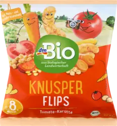 dmBio Babysnack Knusper Flips Tomate-Karotte ab 8 Monaten