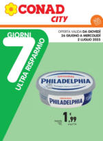 Conad City 7 giorni ultra risparmio - al 02.07.2025