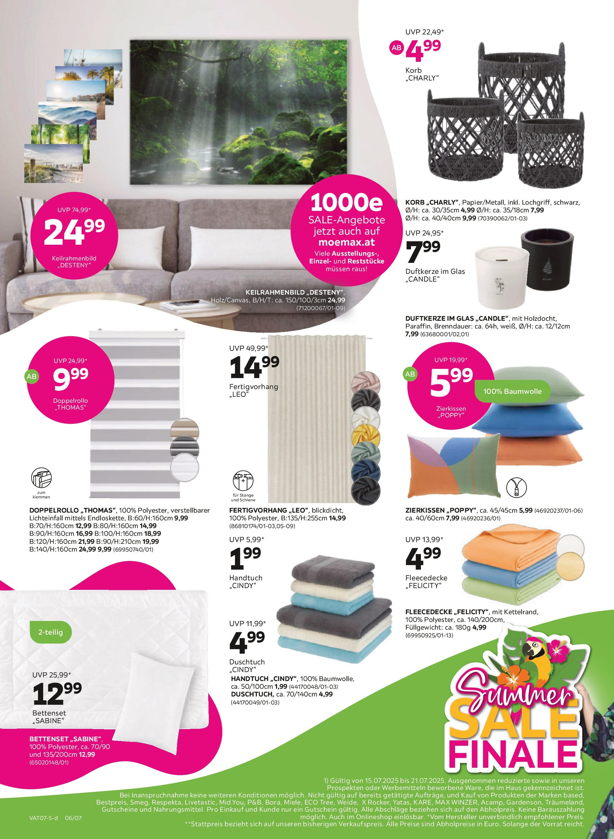 Mömax Prospekt aktuell von 15.07.2025 - Aktuelle Angebote | Seite: 6 | Produkte: Korb