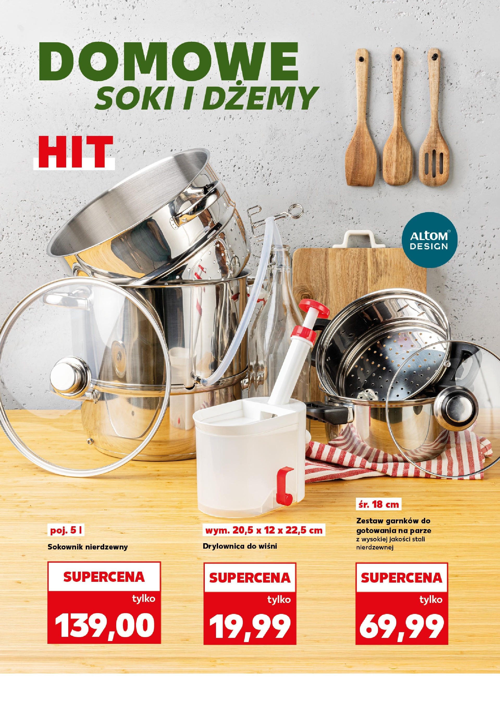 Kaufland gazetka - Gotowanie od 23.06.2025 - od jutra PDF | Strona: 6 | Produkty: Drylownica do wiśni, Soki, Sokownik