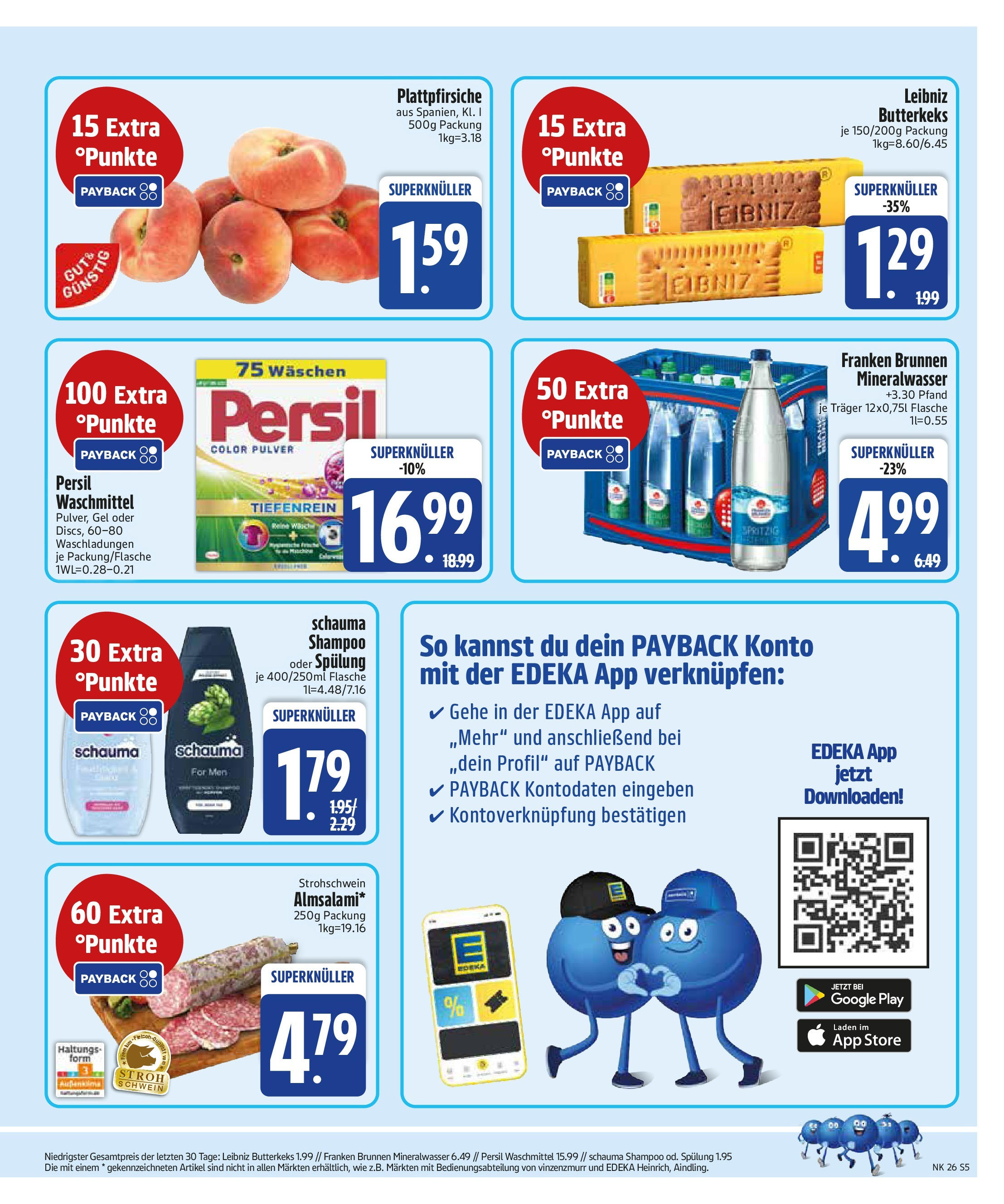 Edeka prospekt Rötz	 (ab 22.06.2025) » Angebote Online | Seite: 5 | Produkte: Schauma shampoo, Spülung, Waschmittel, Salami