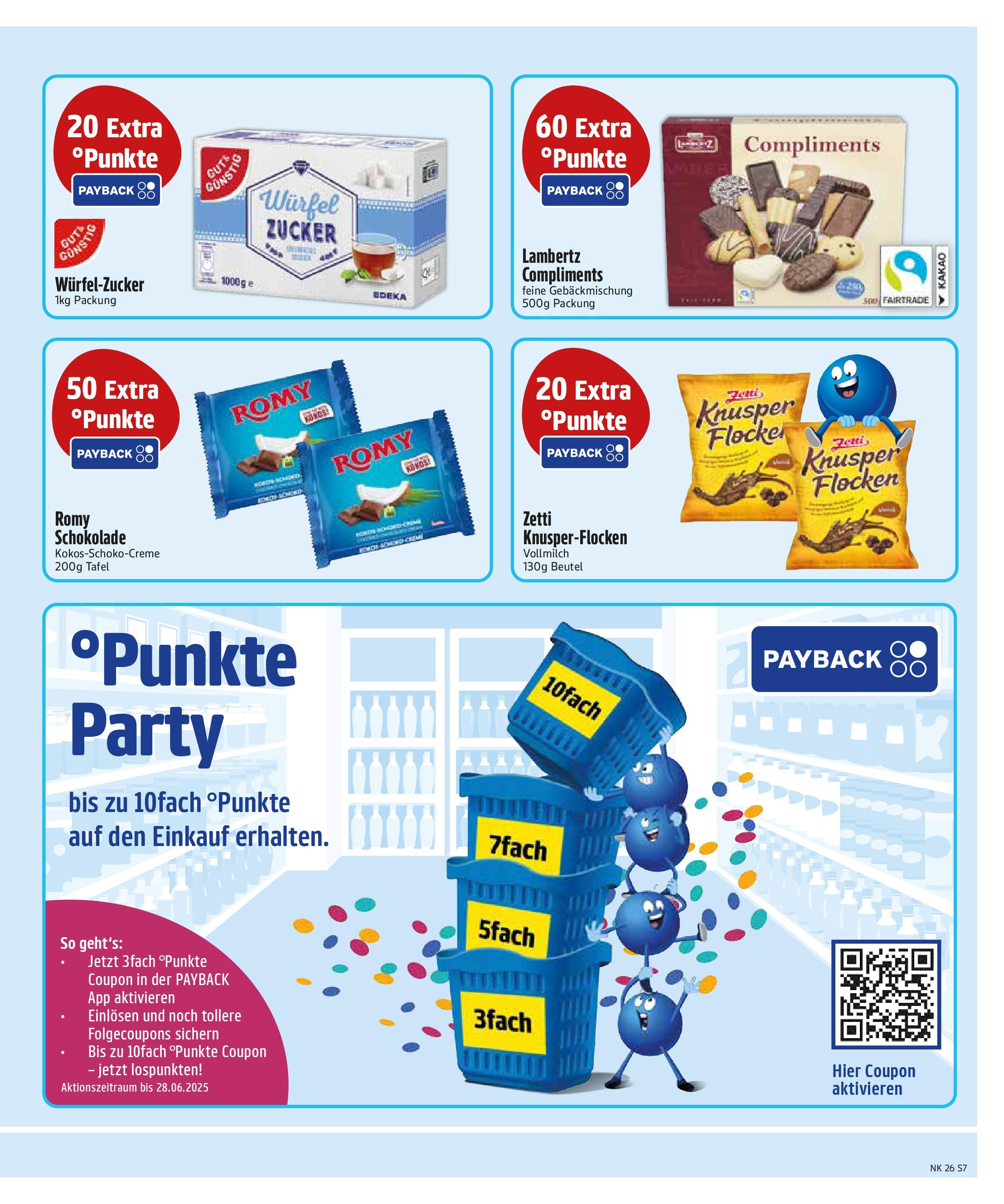 Edeka prospekt Rötz	 (ab 22.06.2025) » Angebote Online | Seite: 7 | Produkte: Schokolade, Zucker, Flocken