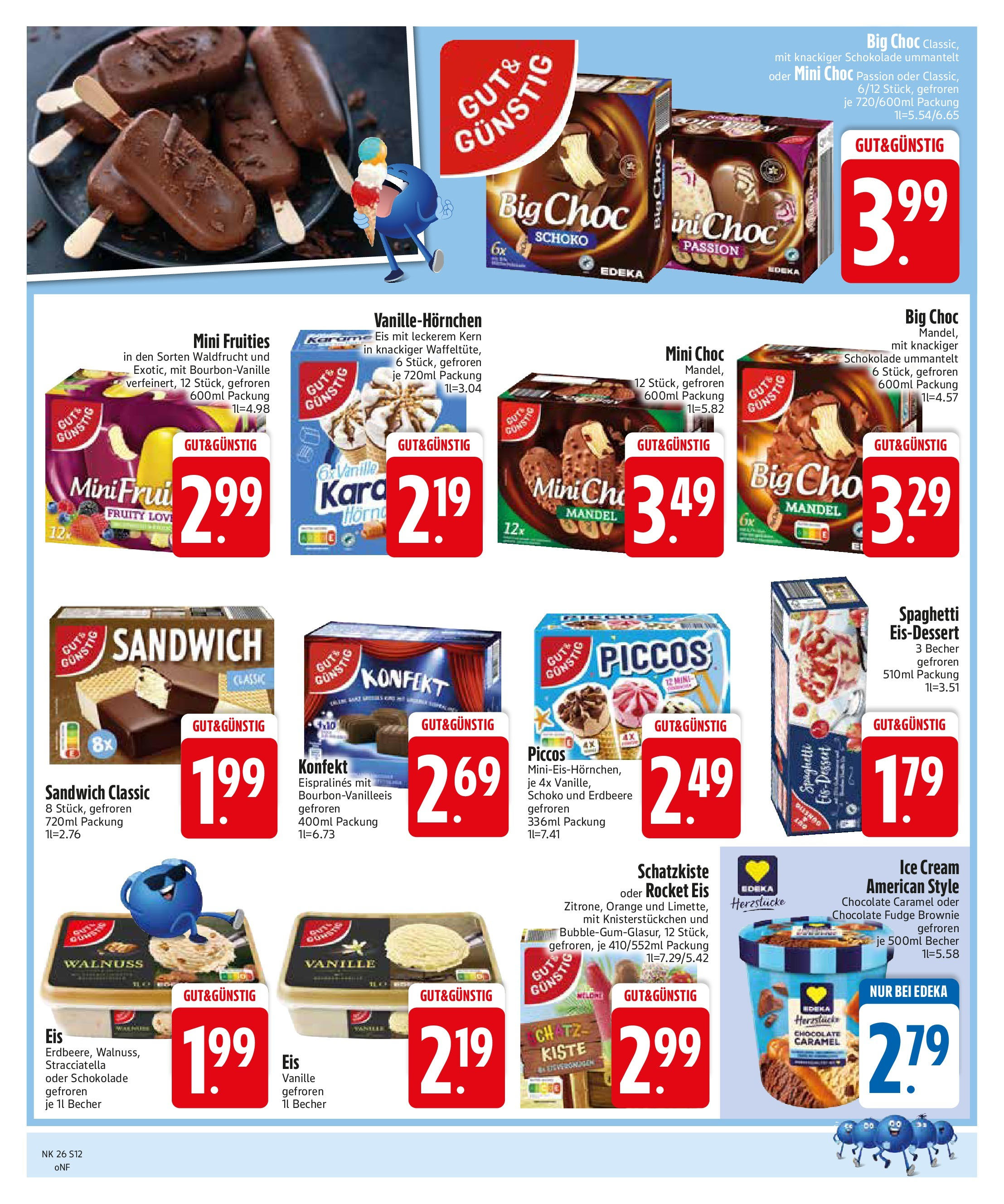 Edeka prospekt Rötz	 (ab 22.06.2025) » Angebote Online | Seite: 12 | Produkte: Schokolade, Eis