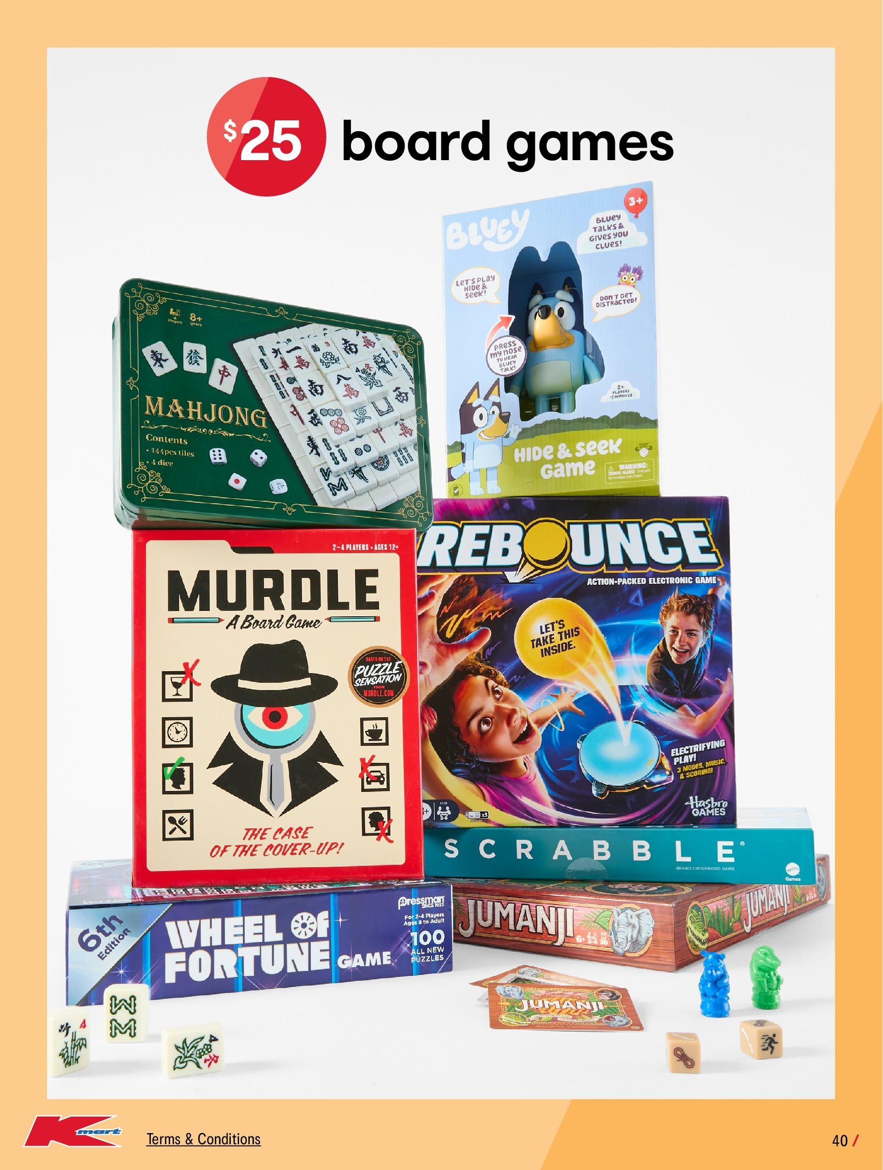 ﻿﻿Kmart catalogue valid from 25/06/2025 > Online Australia | Page: 40 | Products: Pelure de truffe, Game, Case, Press